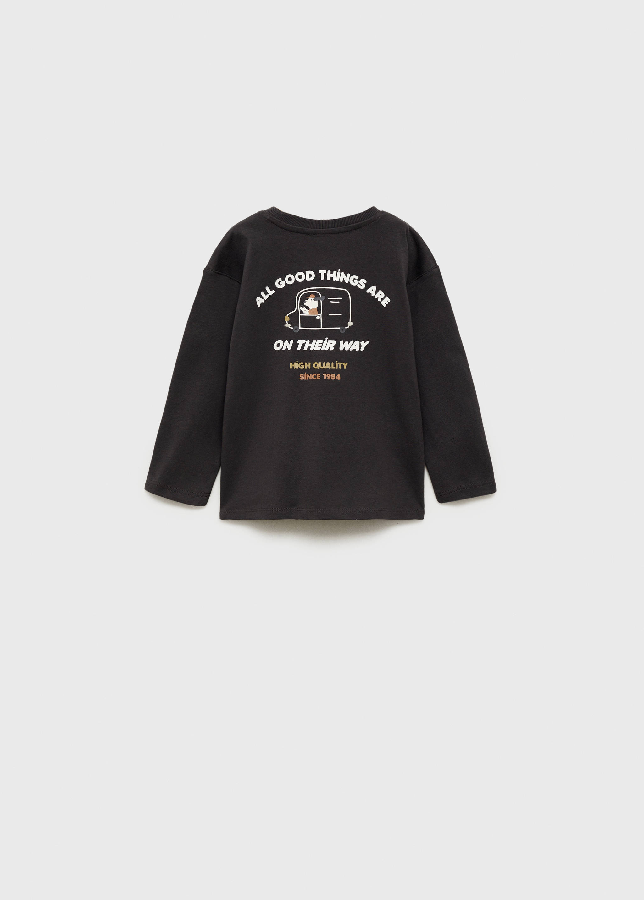 T-shirt en coton imprimé - Verso de l’article