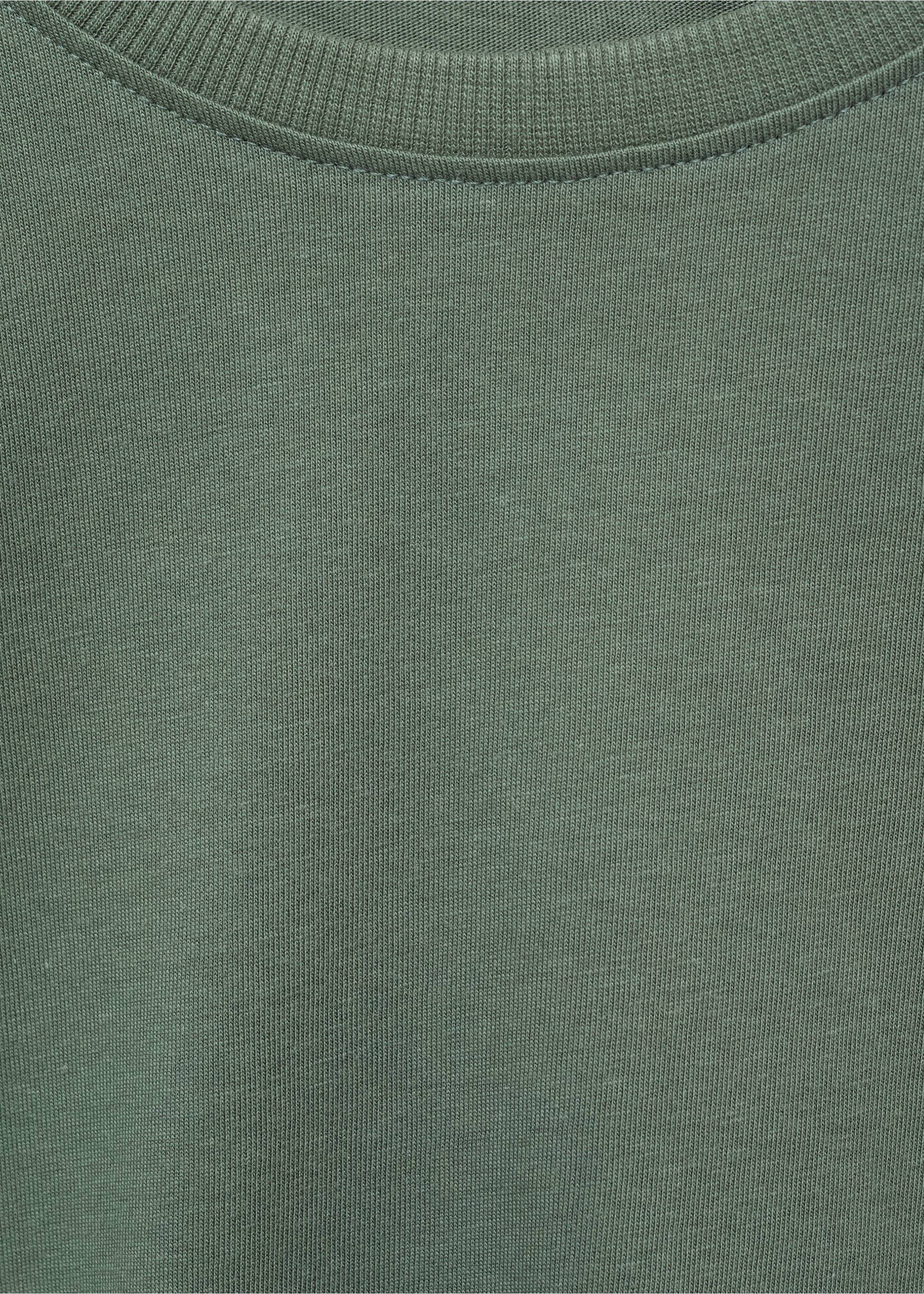 Bedrucktes Baumwoll-T-Shirt - Detail des Artikels 8, Grün. Ref: 87023648-00.