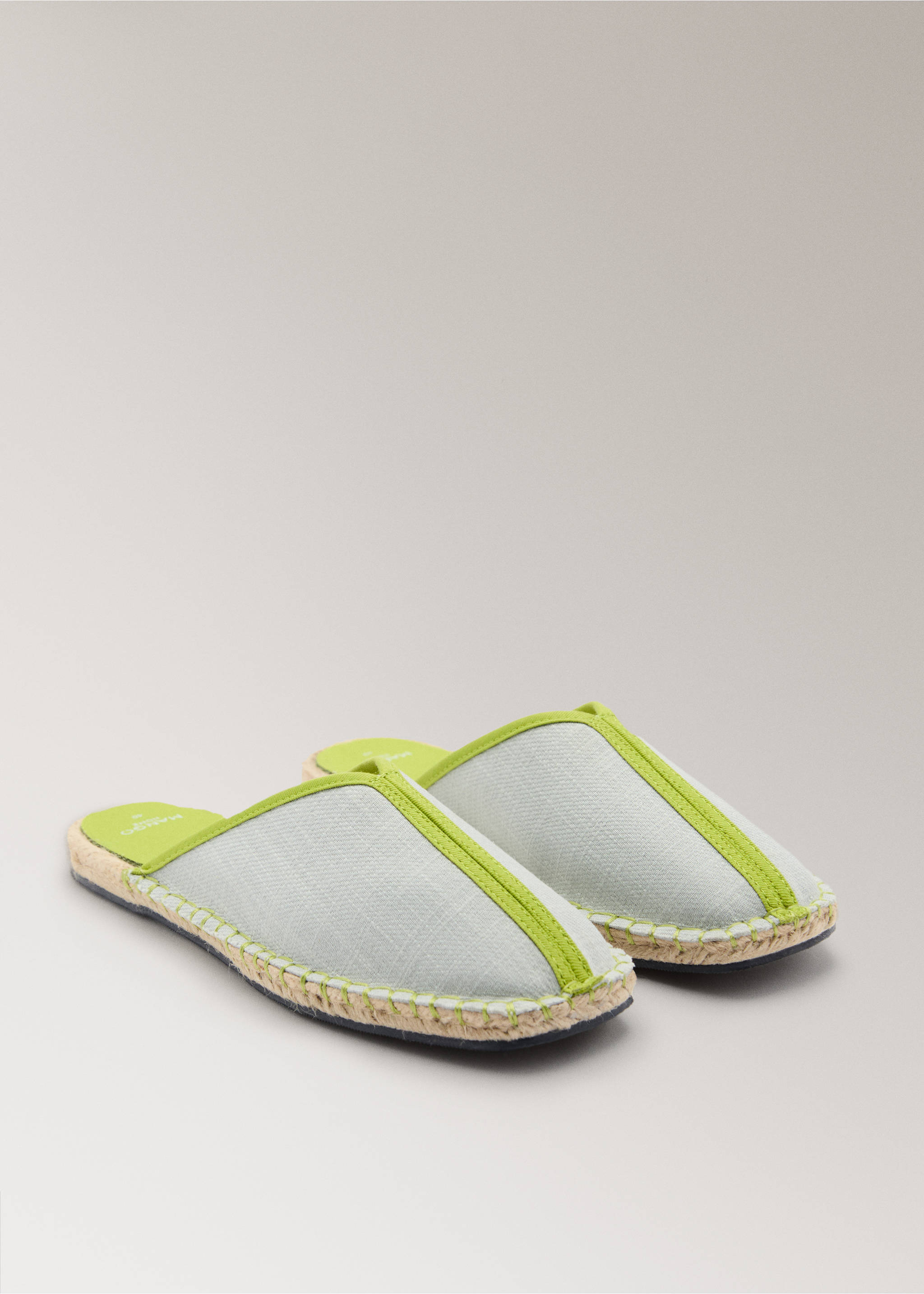 Sneakers pala detail contratono - Medium plane, Pastel Green. Ref: 87023650-00.