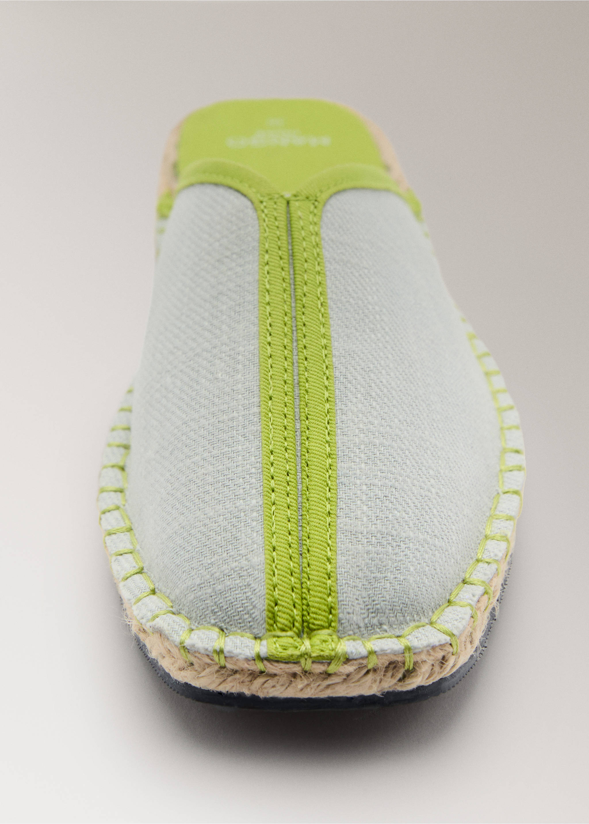 Sneakers pala detail contratono - Details of the article 1, Pastel Green. Ref: 87023650-00.