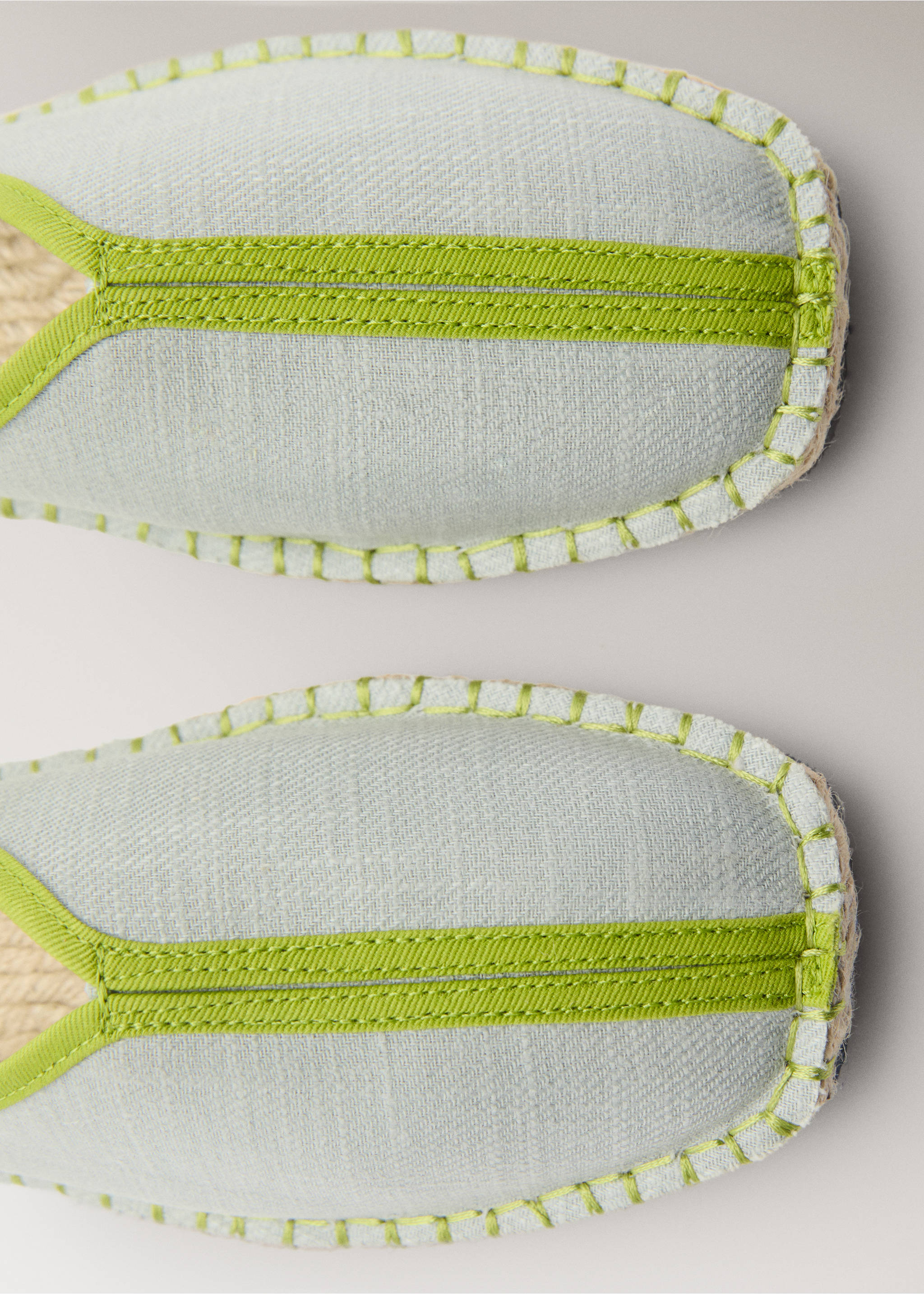 Sneakers pala detail contratono - Details of the article 3, Pastel Green. Ref: 87023650-00.