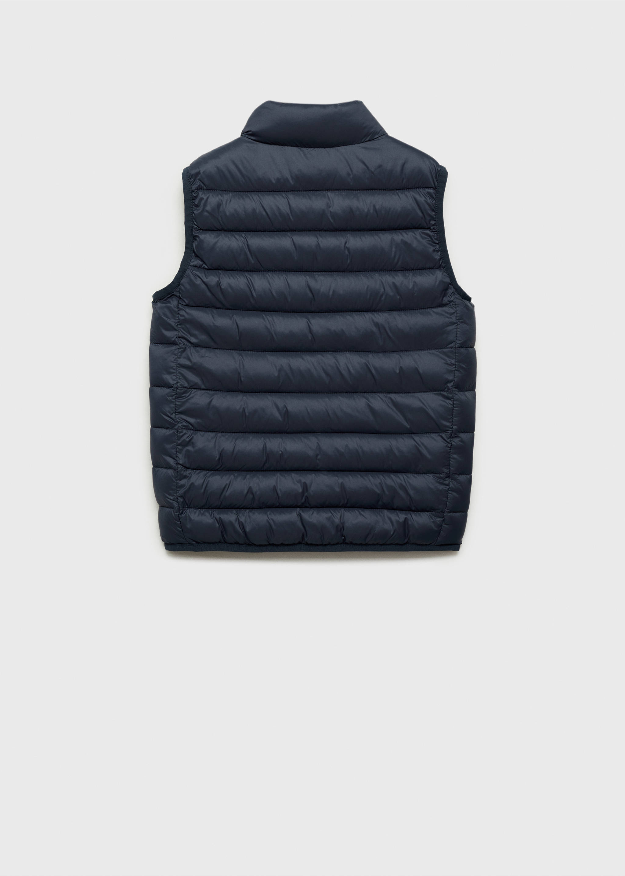 Quilted gilet - Reverse of the article, Dark Navy. Ref: 87023652-00.