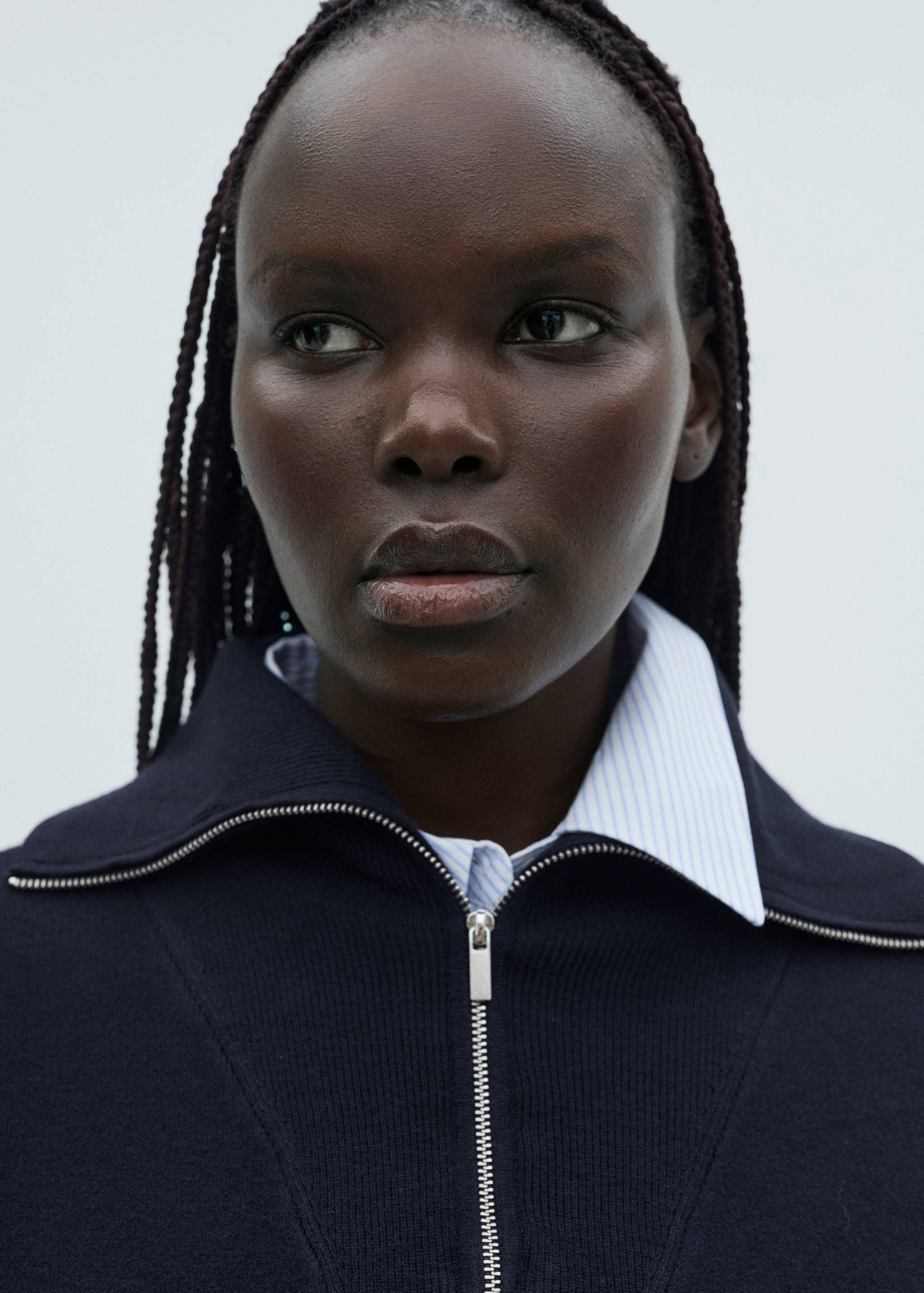 Zip neck jumper - Details of the article 4