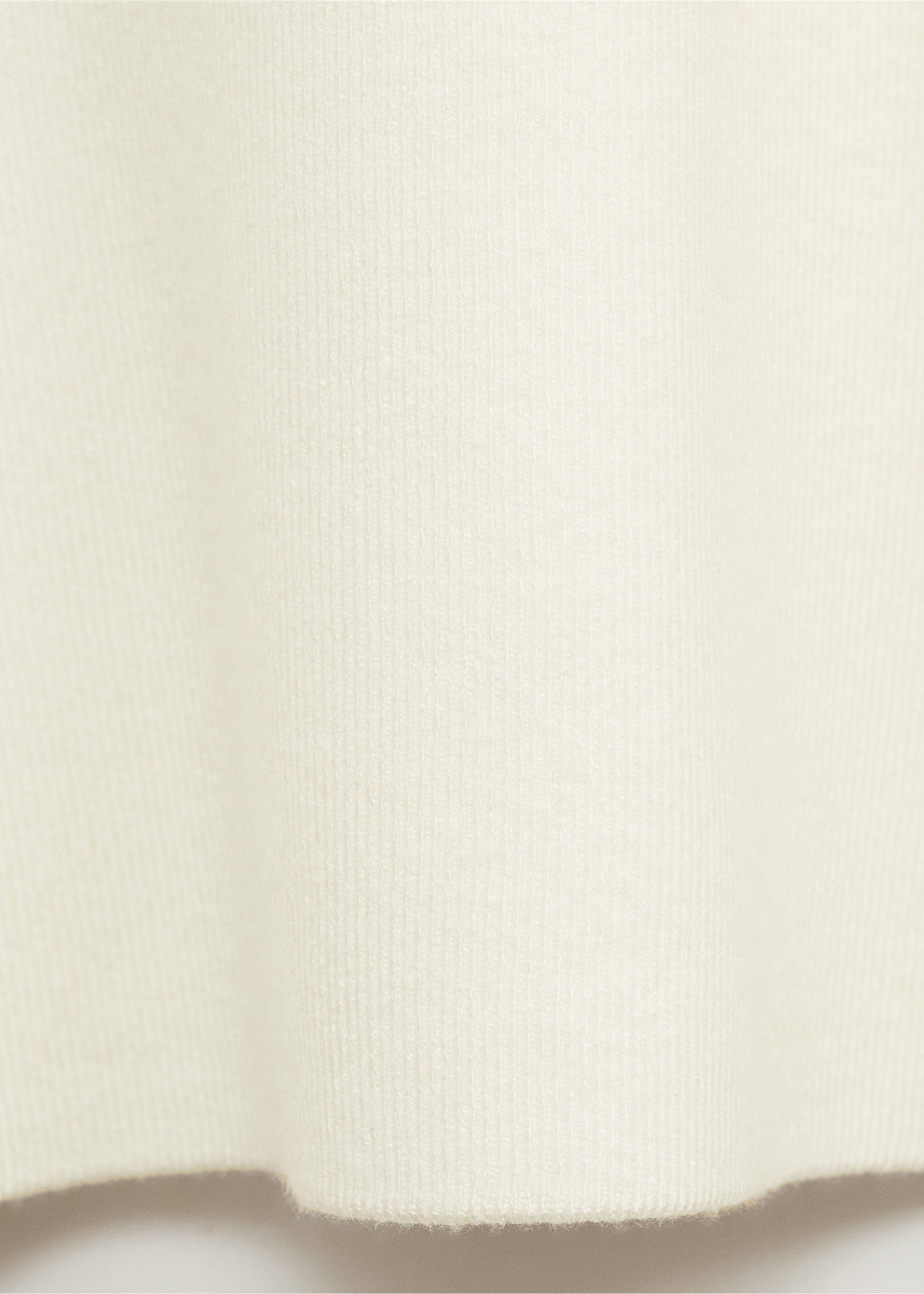 Knitted sweater with oversized sleeves - Details of the article 0, Ecru. Ref: 87024074-00.