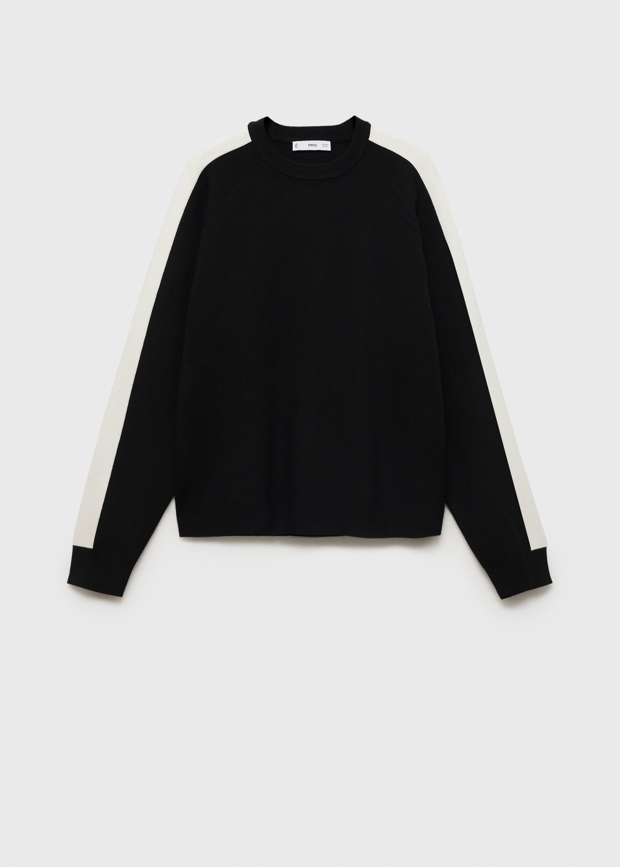 Contrasting stripe knitted sweater - Article without model