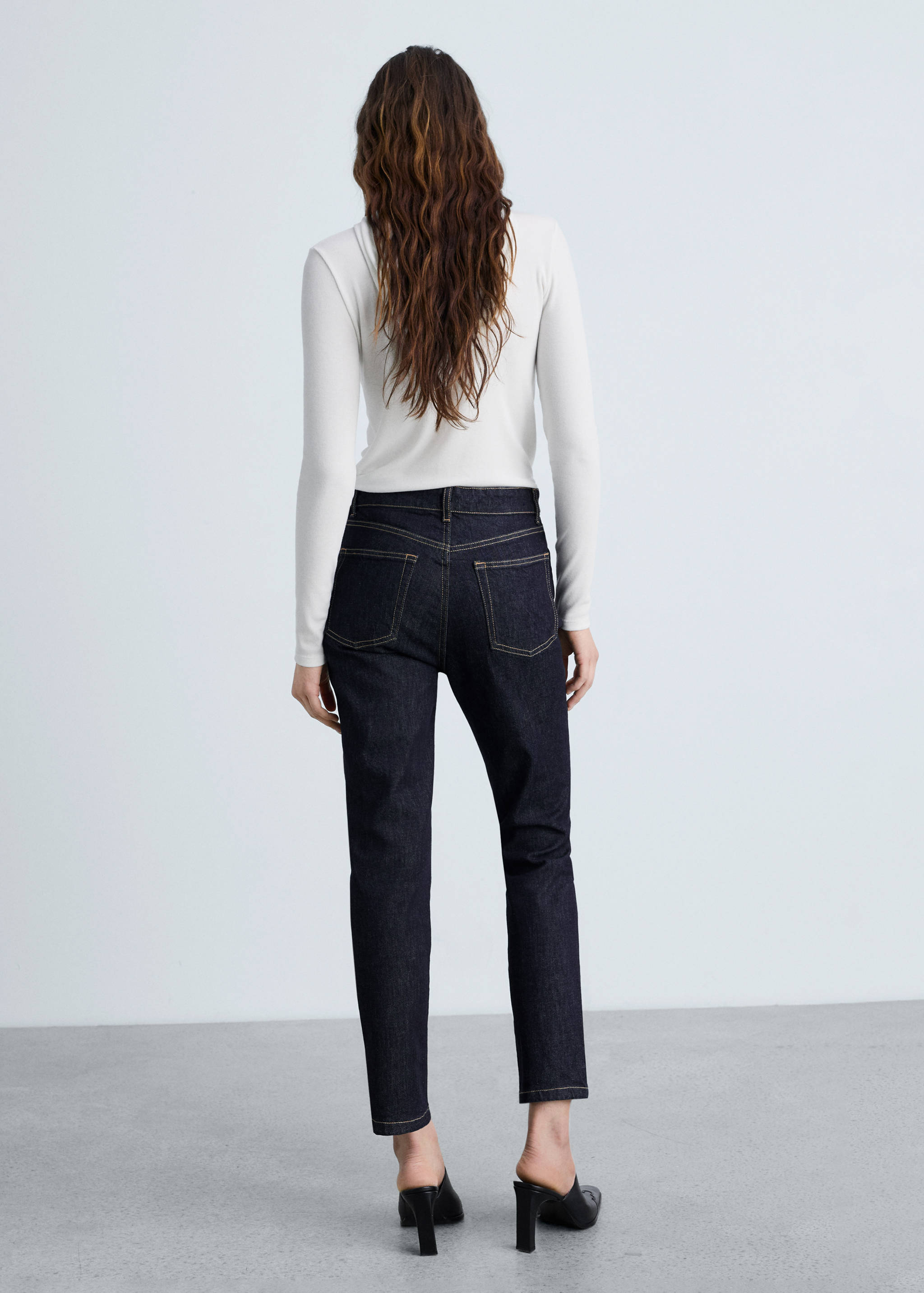 Jean Claudia slim crop rinse wash - Verso de l’article
