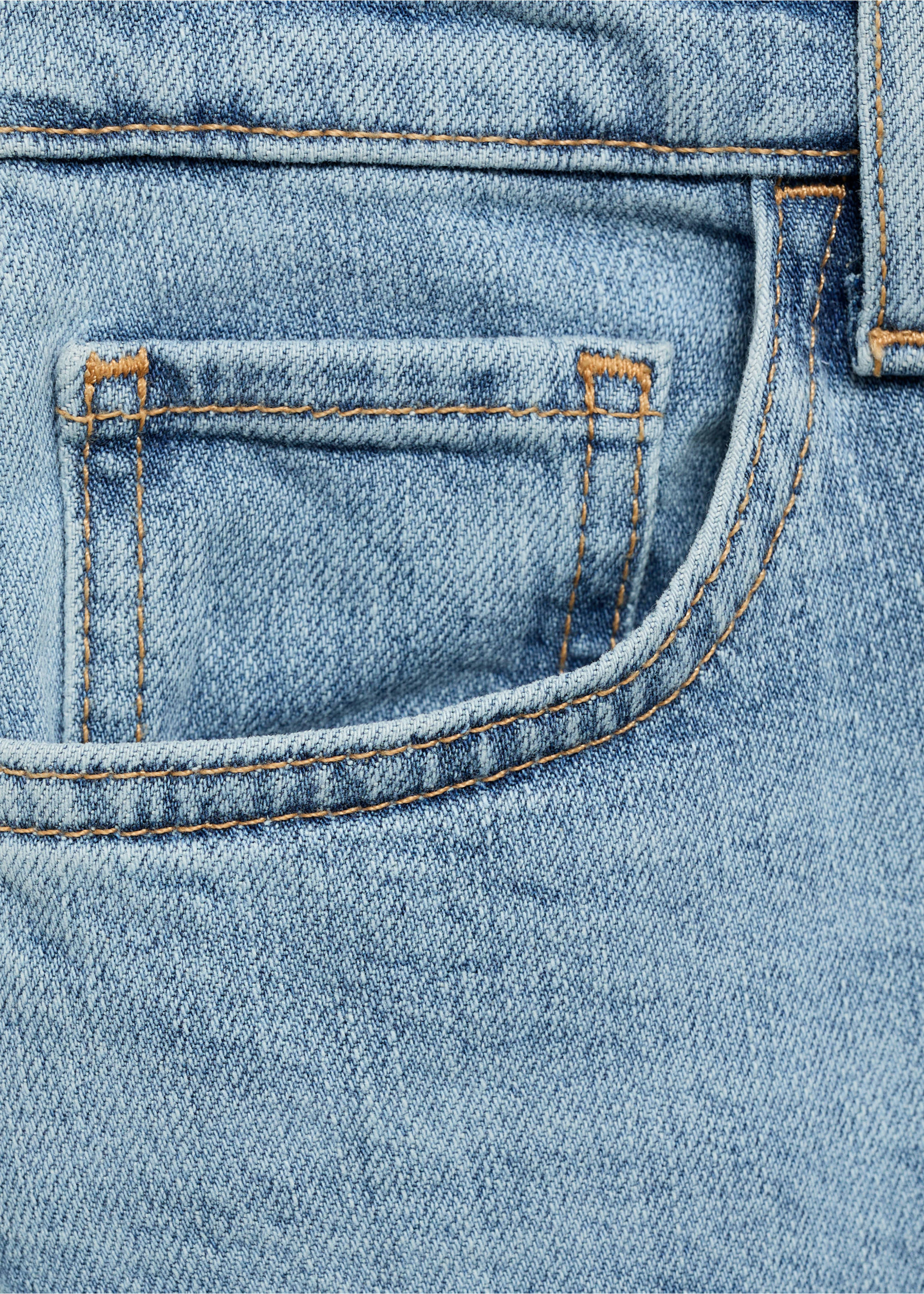 Claudia slim-fit cropped jeans - Detail van het artikel 0, Middenblauw. Ref: 87024085-00.