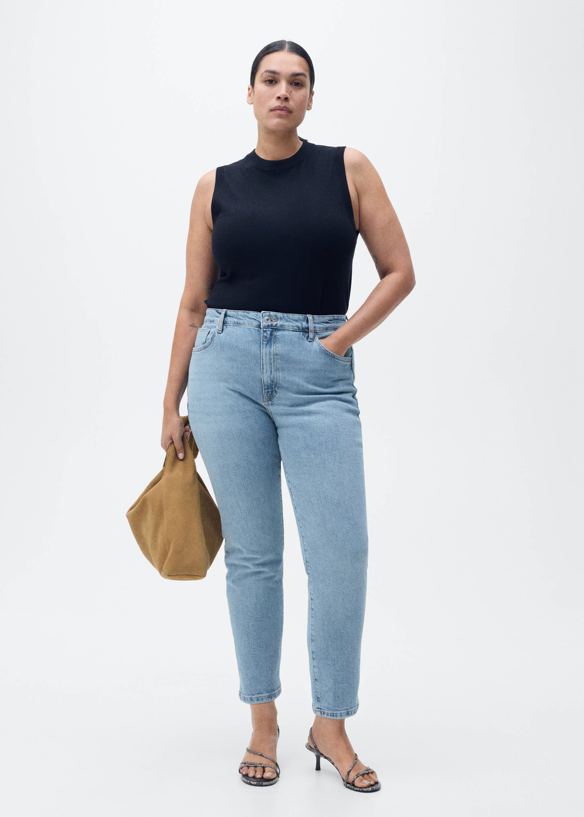 Jeans Claudia, slim cropped - Artikkeldetalj 3
