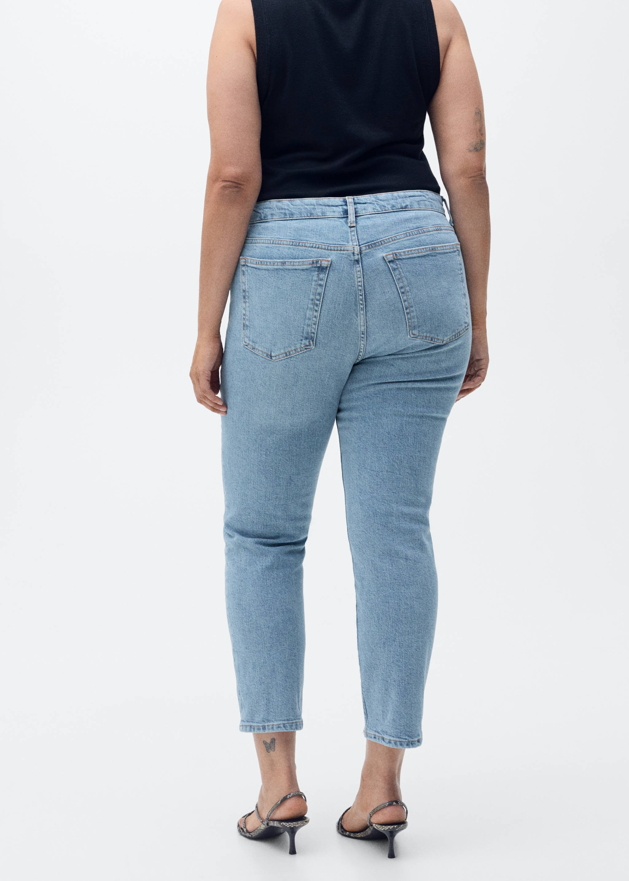 Jeans Claudia, slim cropped - Artikkeldetalj 4