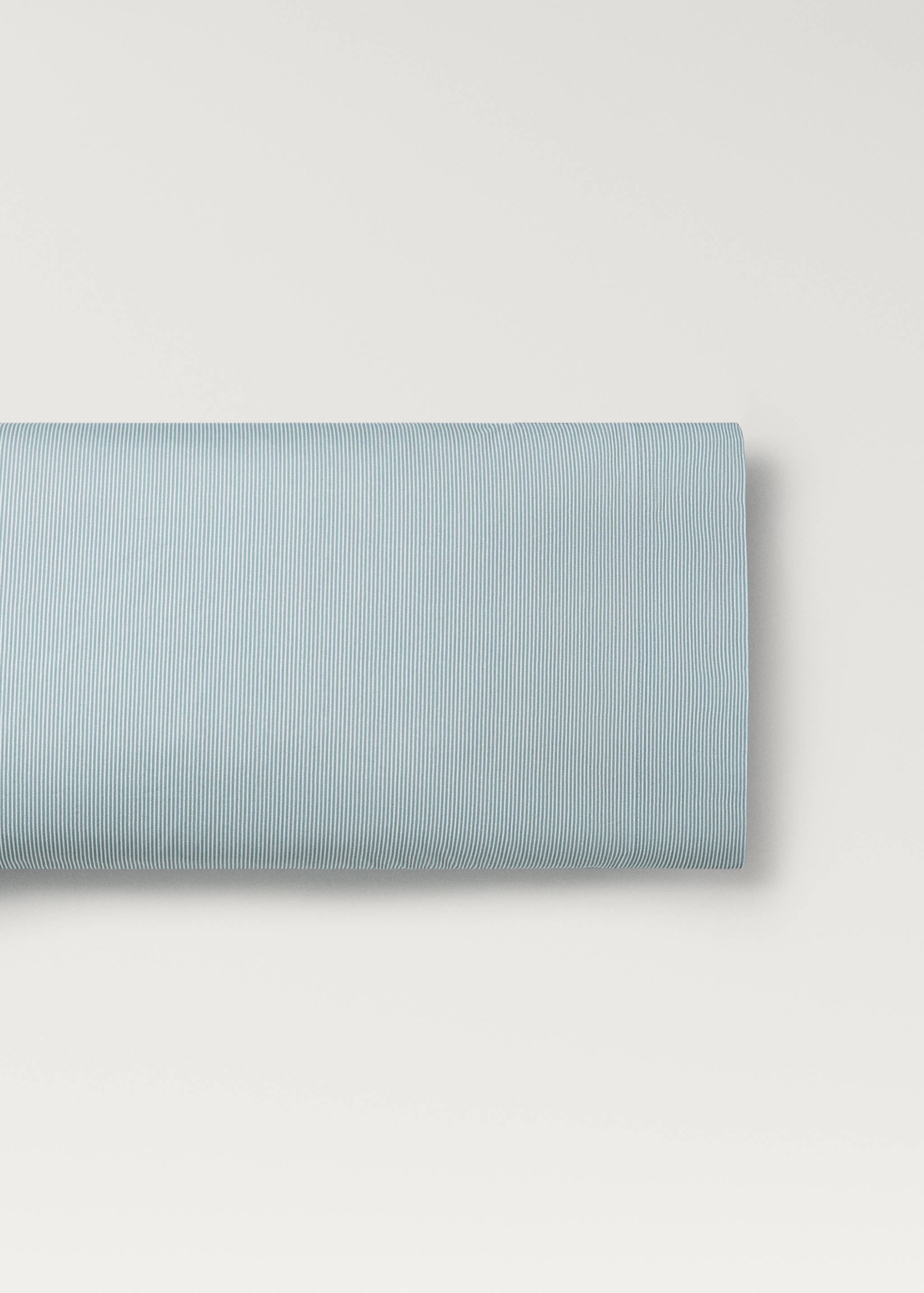 Taie d'oreiller enfant coton percale rayures 45x110 cm - Article sans modèle