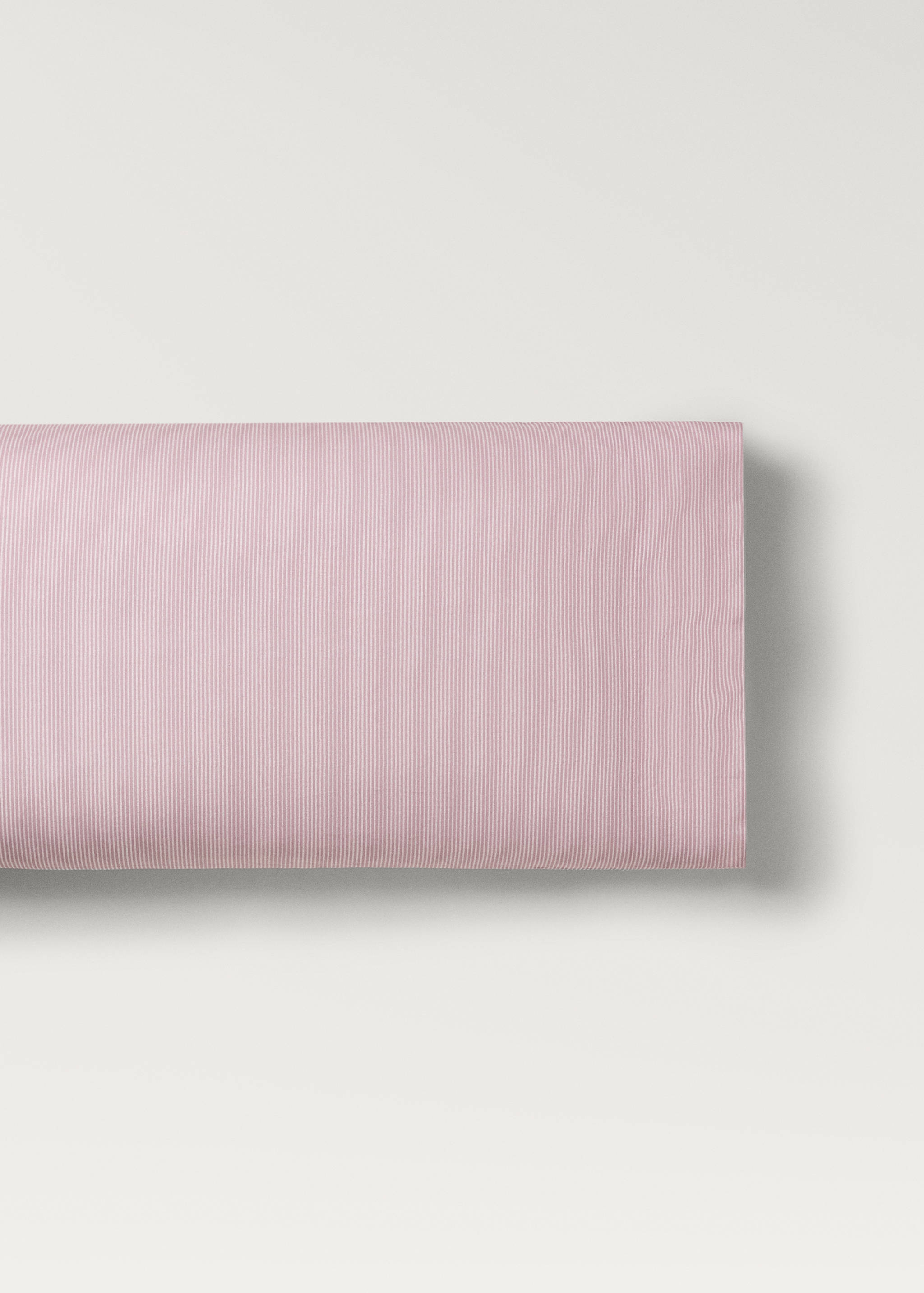 Taie d'oreiller enfant coton percale rayures 45x110 cm - Article sans modèle