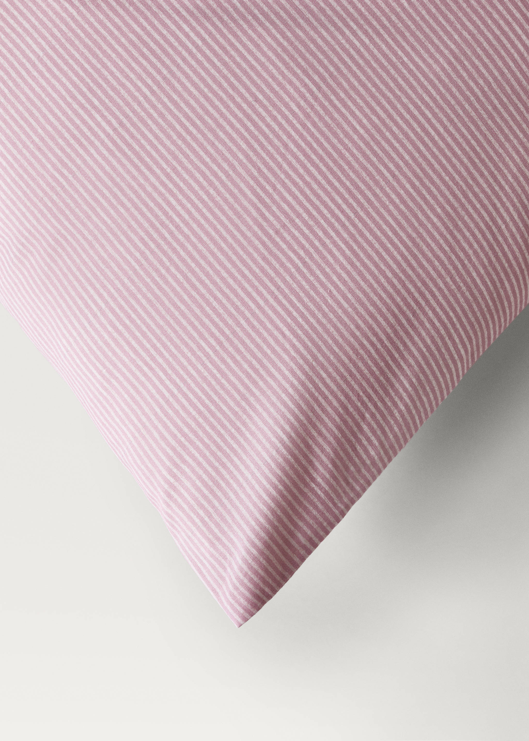 Taie d'oreiller enfant coton percale rayures 45x110 cm - Détail de l'article 3