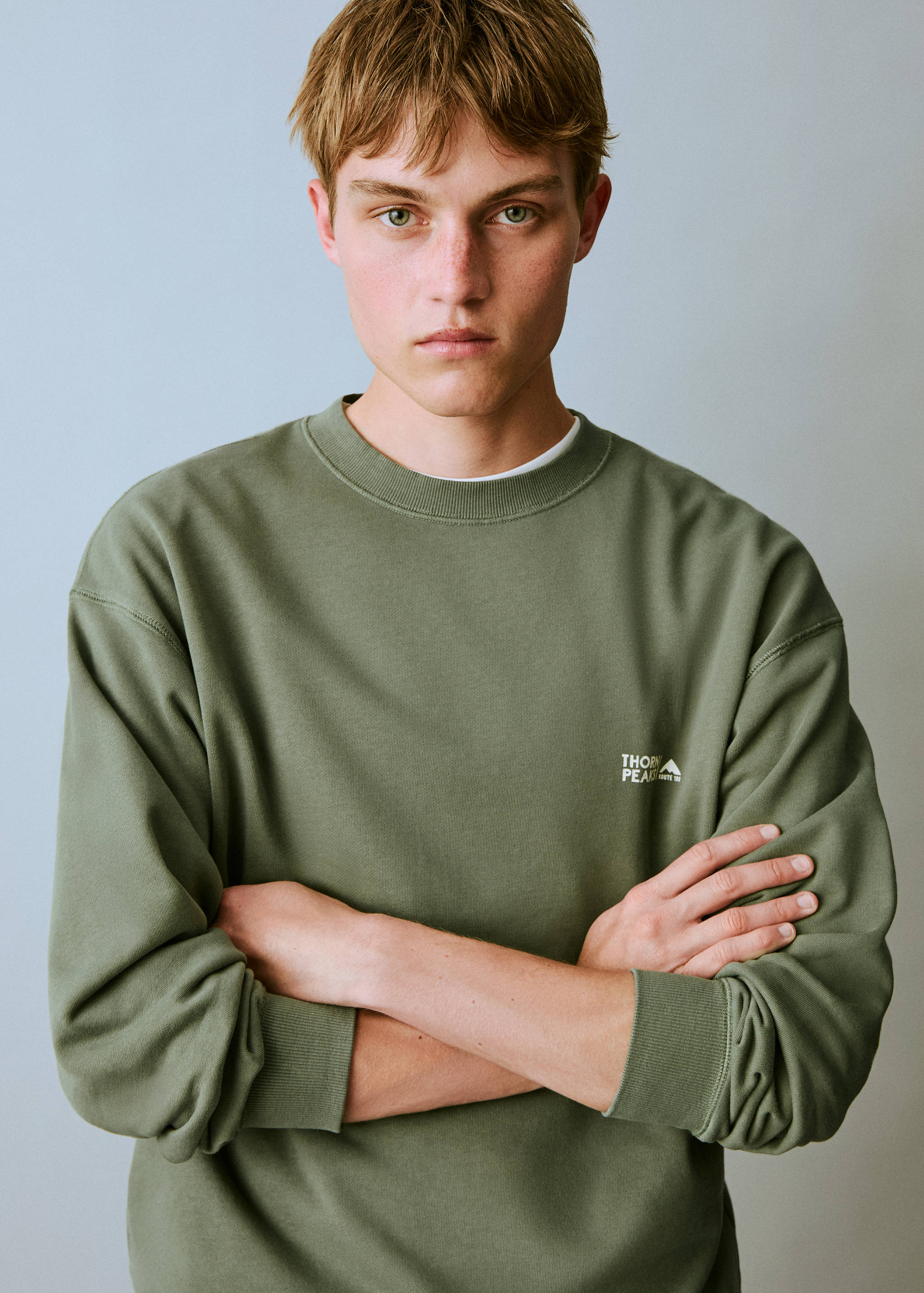 Message cotton sweatshirt - Details of the article 1
