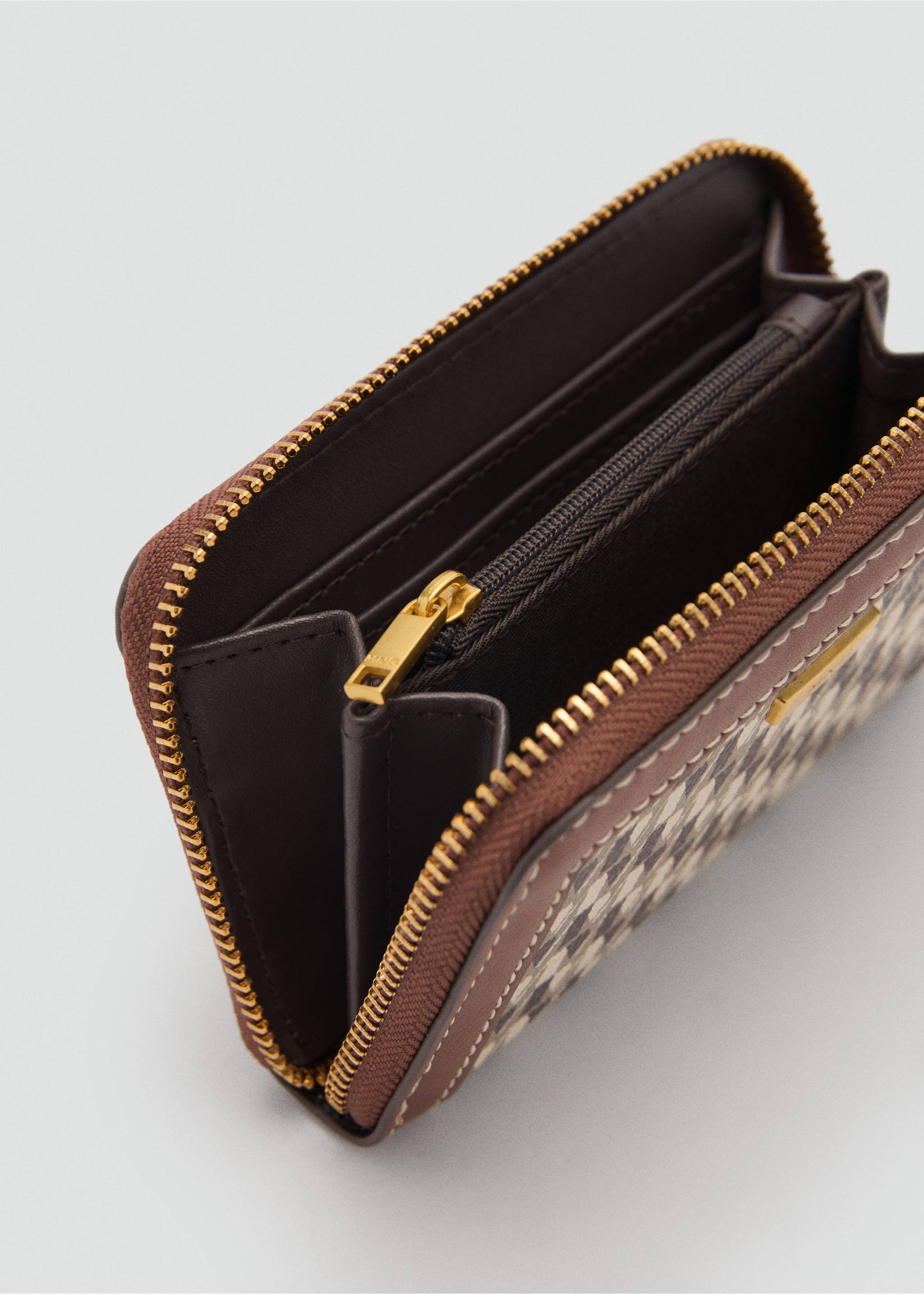 Coin purse with printed logo - Medium plane, Leather. Ref: 87024096-00.