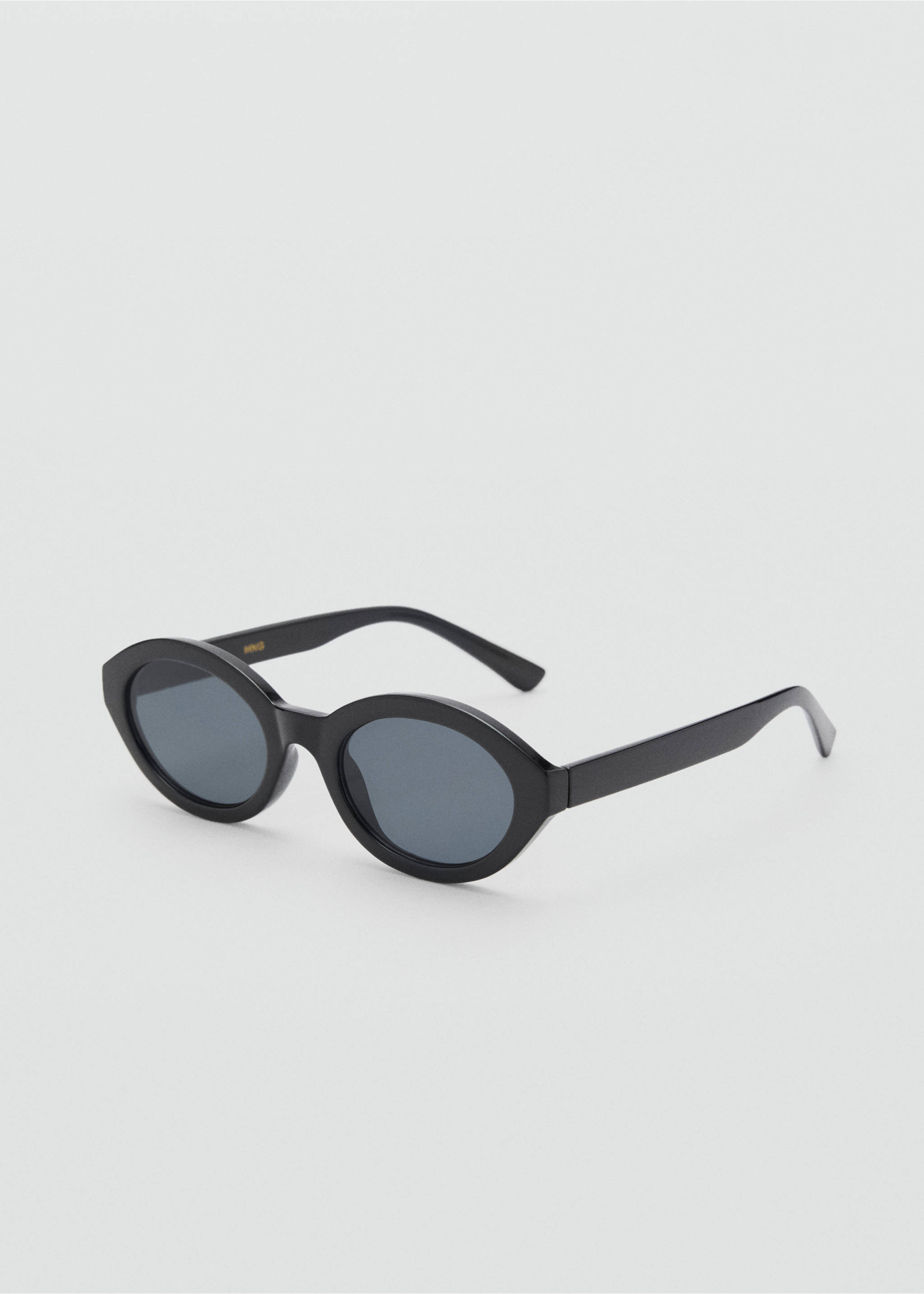 Oval-frame sunglasses - Medium plane, Black. Ref: 87024388-00.