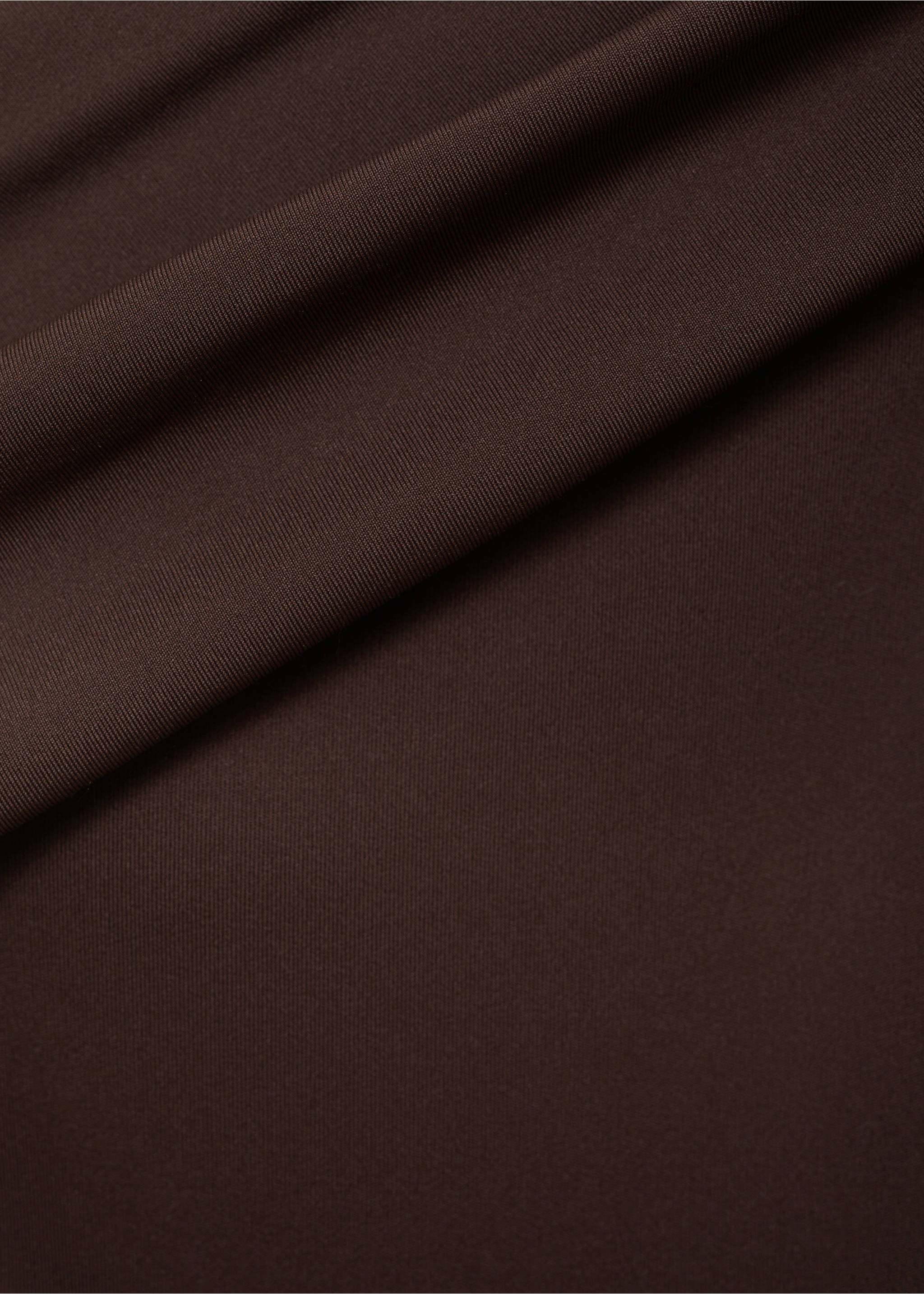 Asymetryczny kostium kąpielowy z kołem - Szczegóły artykułu 0, Czekoladowy. Ref: 87024390-00.