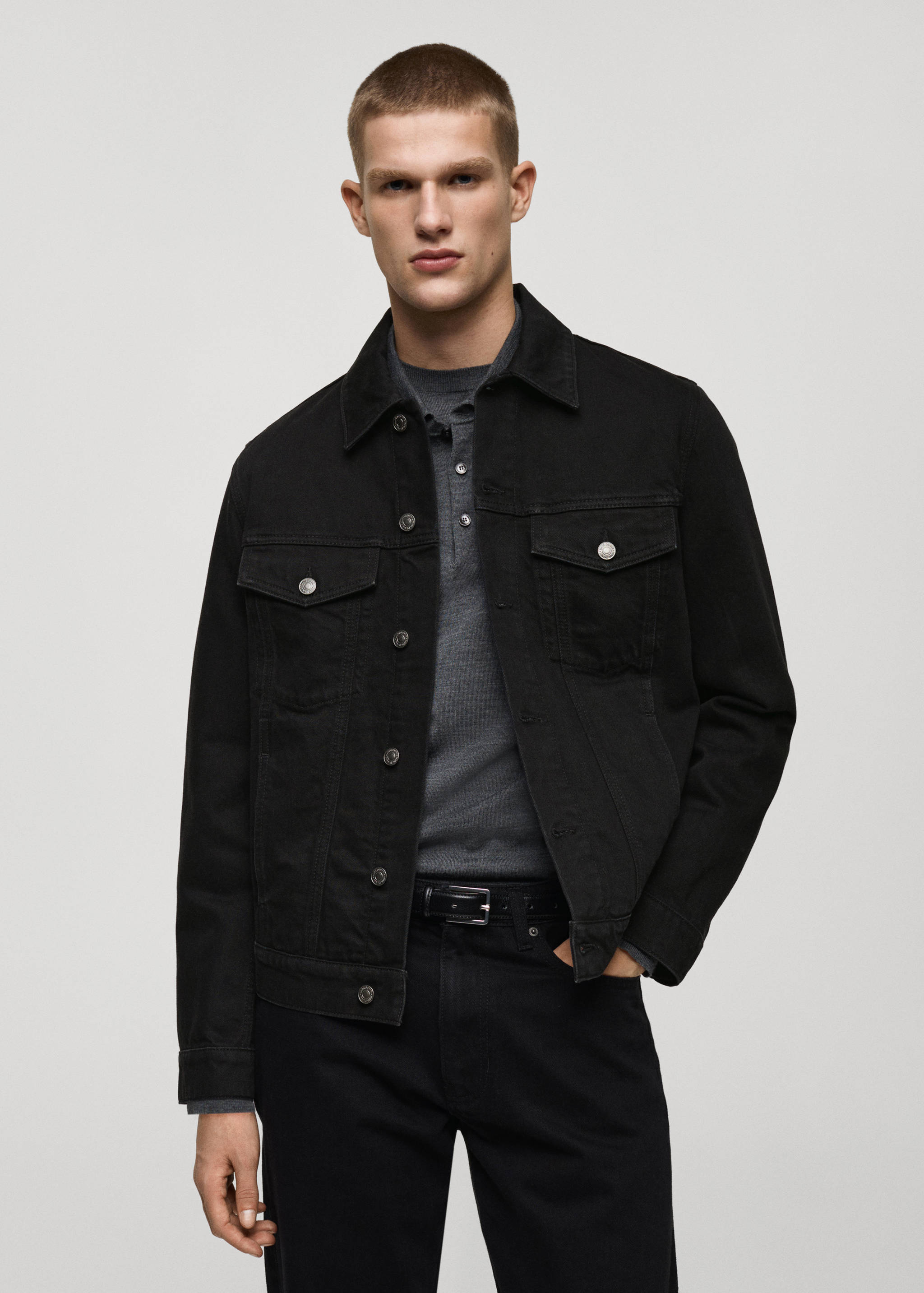 Denim jacket pockets - Medium plane