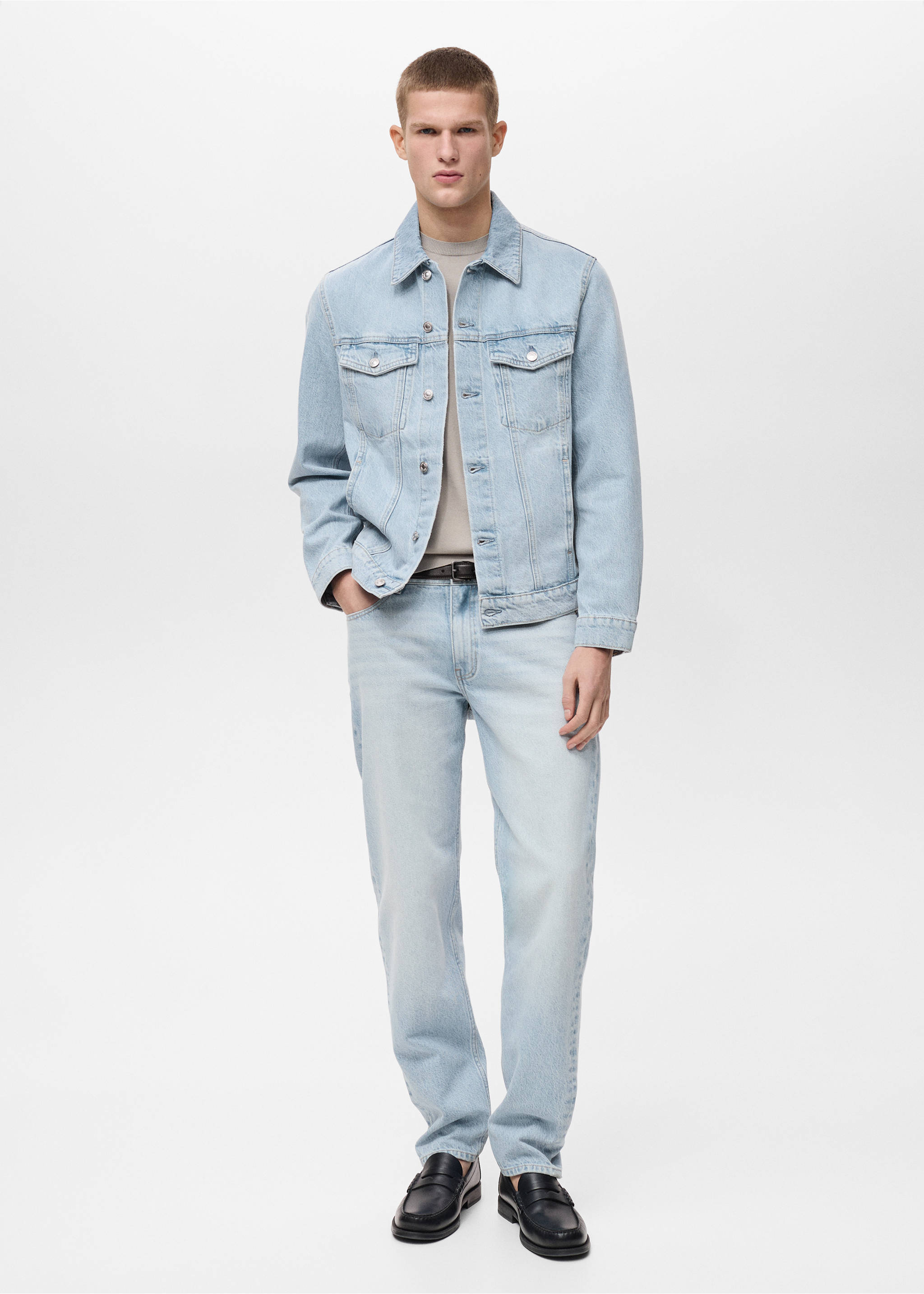 Denim jacket pockets - General plane, Light Blue. Ref: 87024400-00.