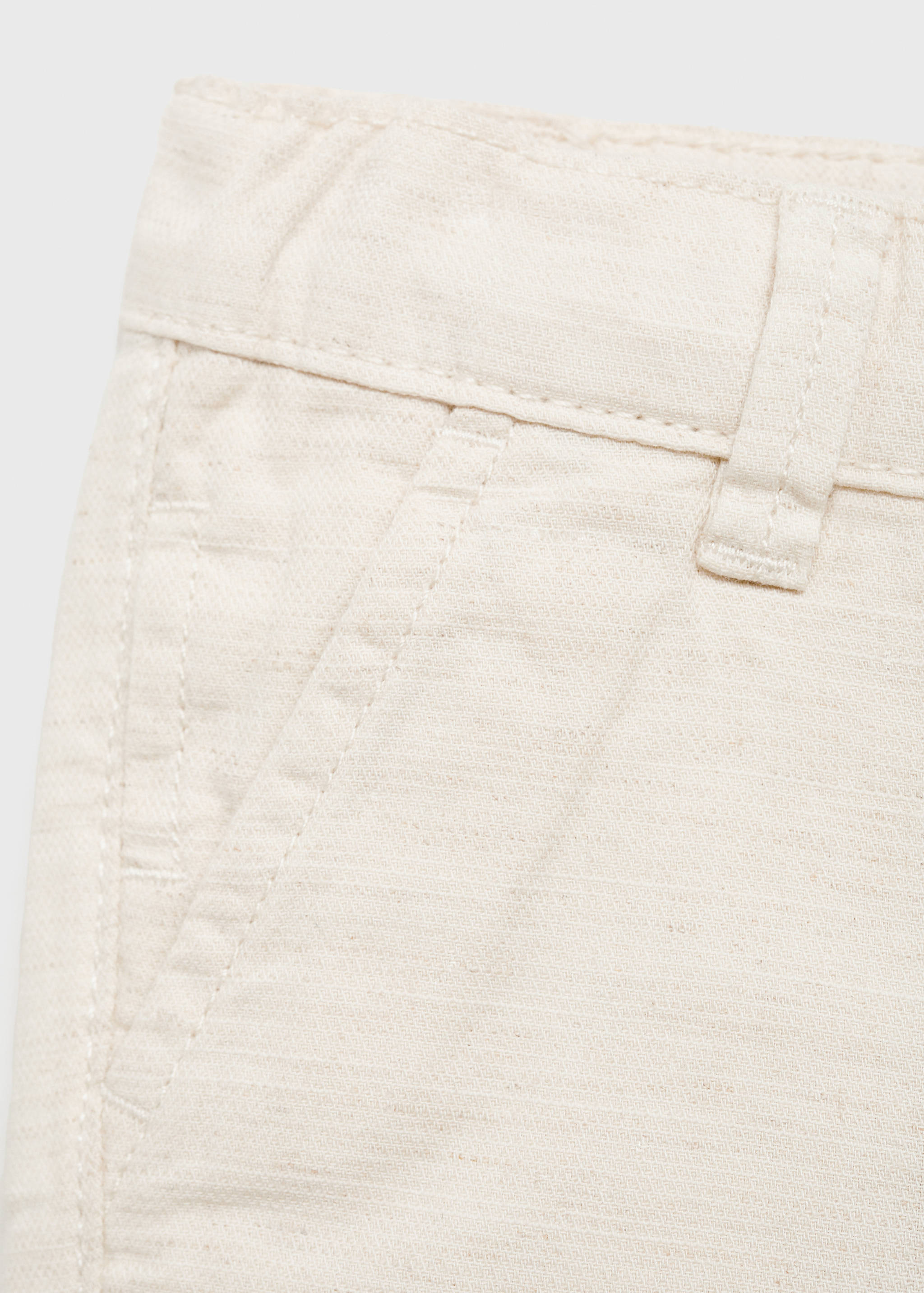 Contrast waistband chinos - Details of the article 0