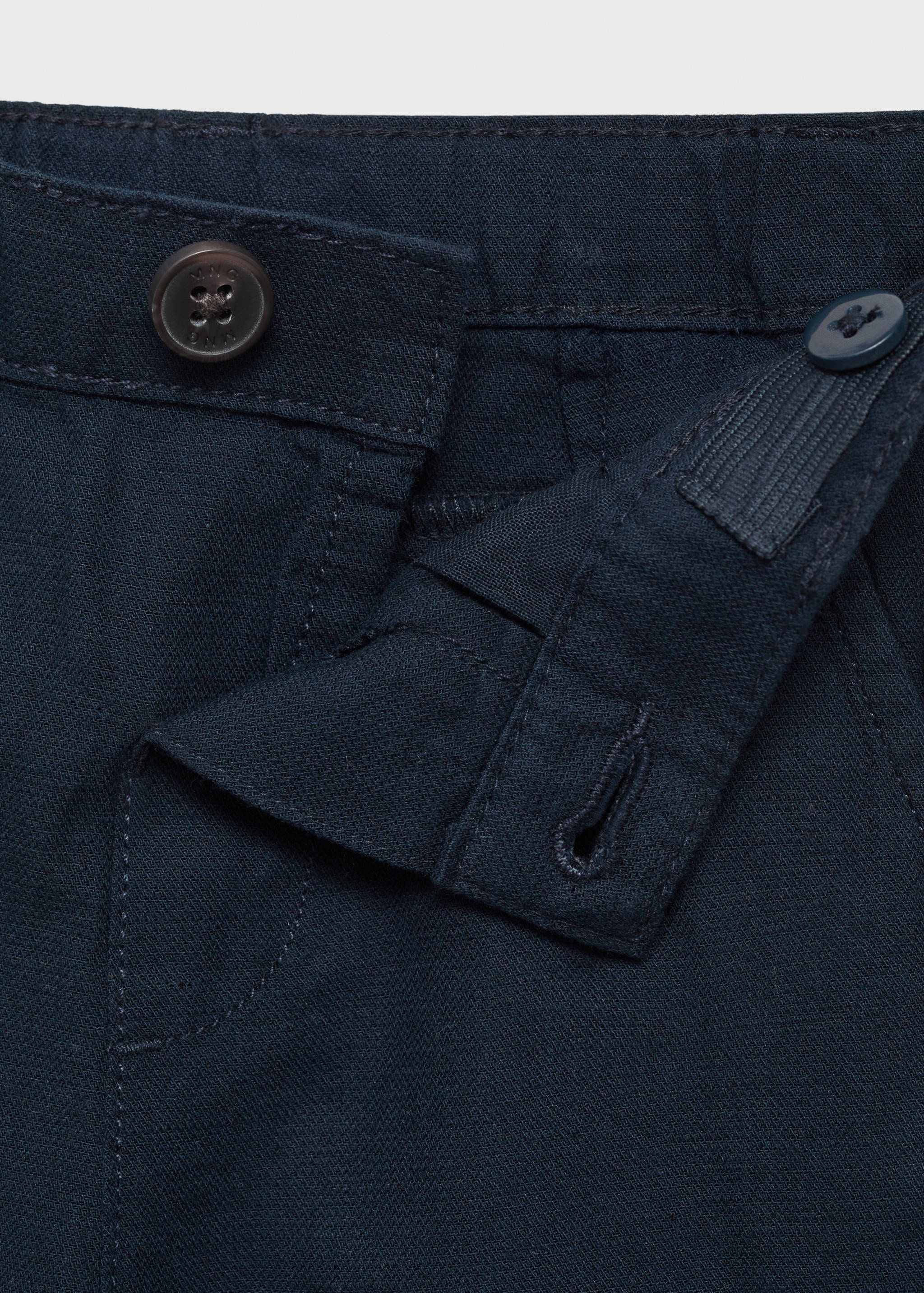 Contrast waistband chinos - Details of the article 8