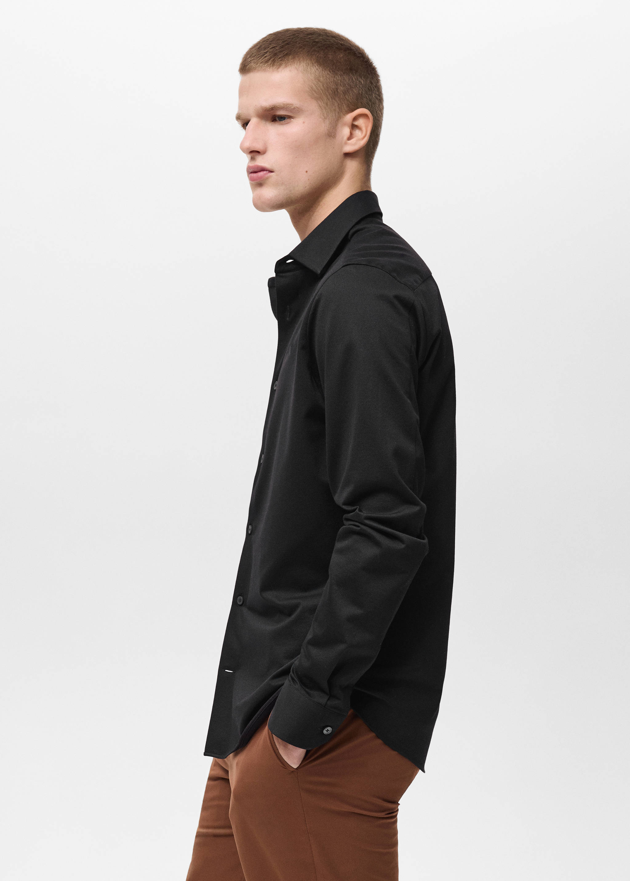 Comfort stretch non-iron shirt - Details of the article 2