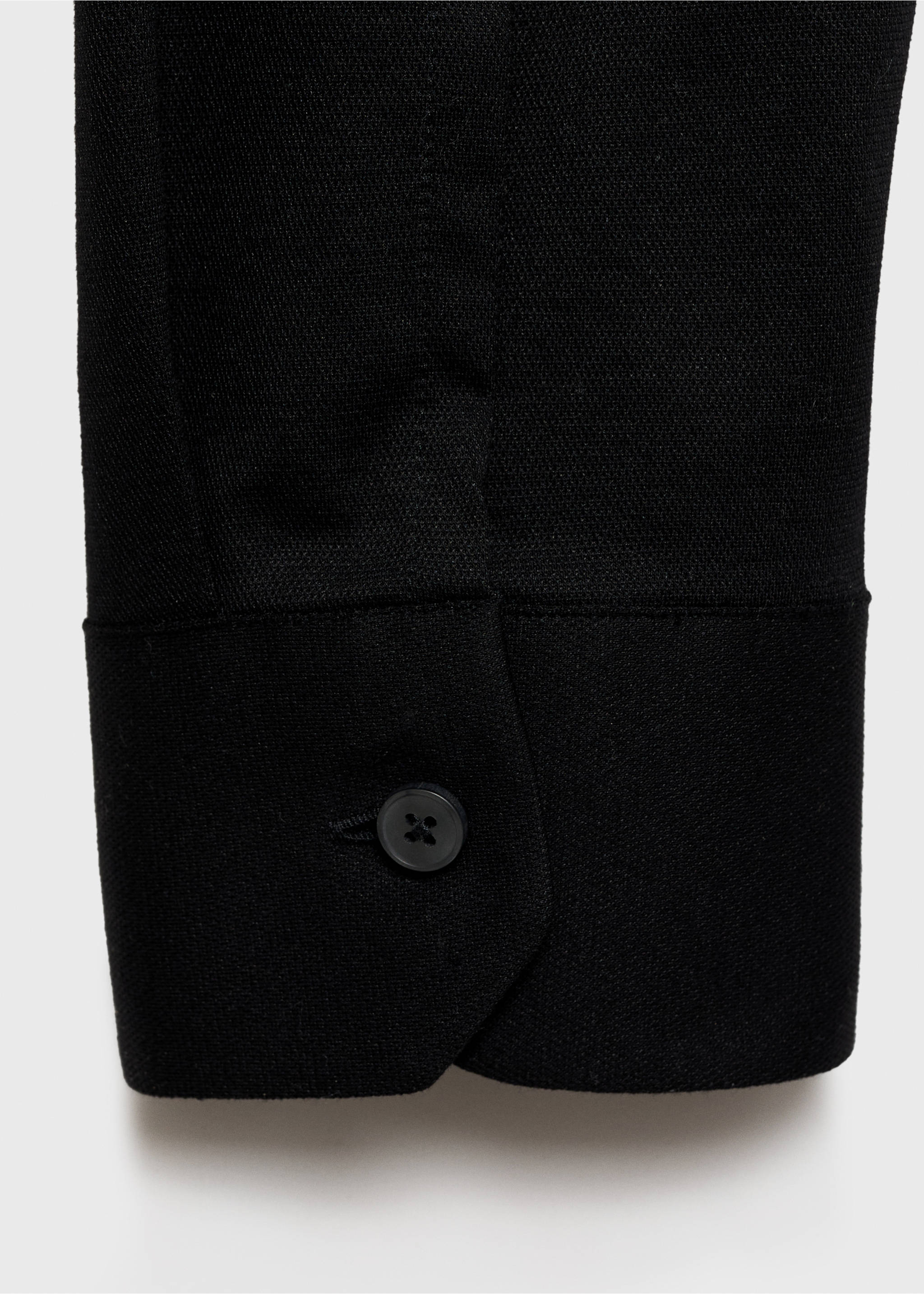 Comfort stretch non-iron shirt - Details of the article 0, Black. Ref: 87024408-00.