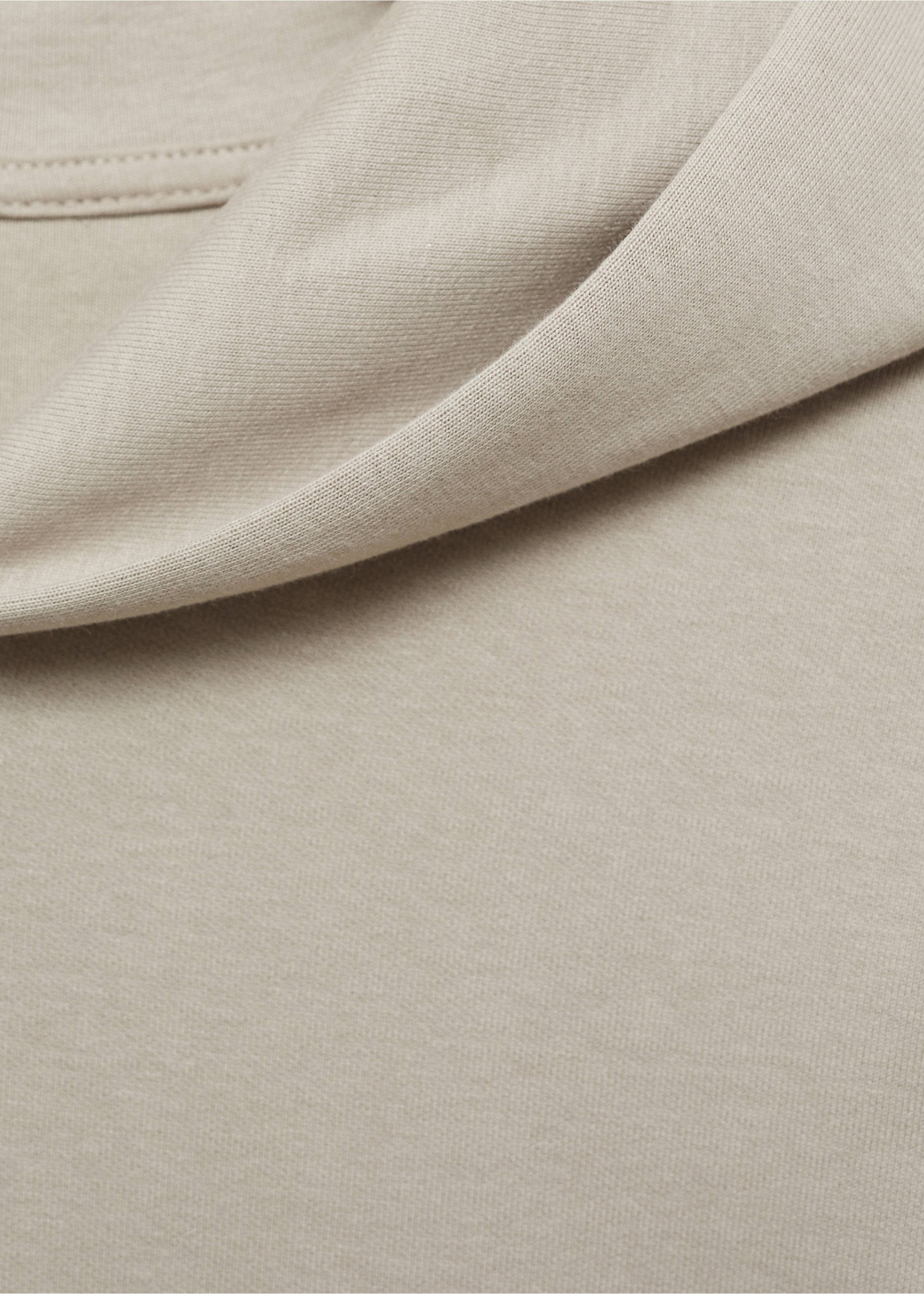 Bluza bawełniana z kapturem regular fit - Szczegóły artykułu 8, Lodowy szary. Ref: 87024410-00.