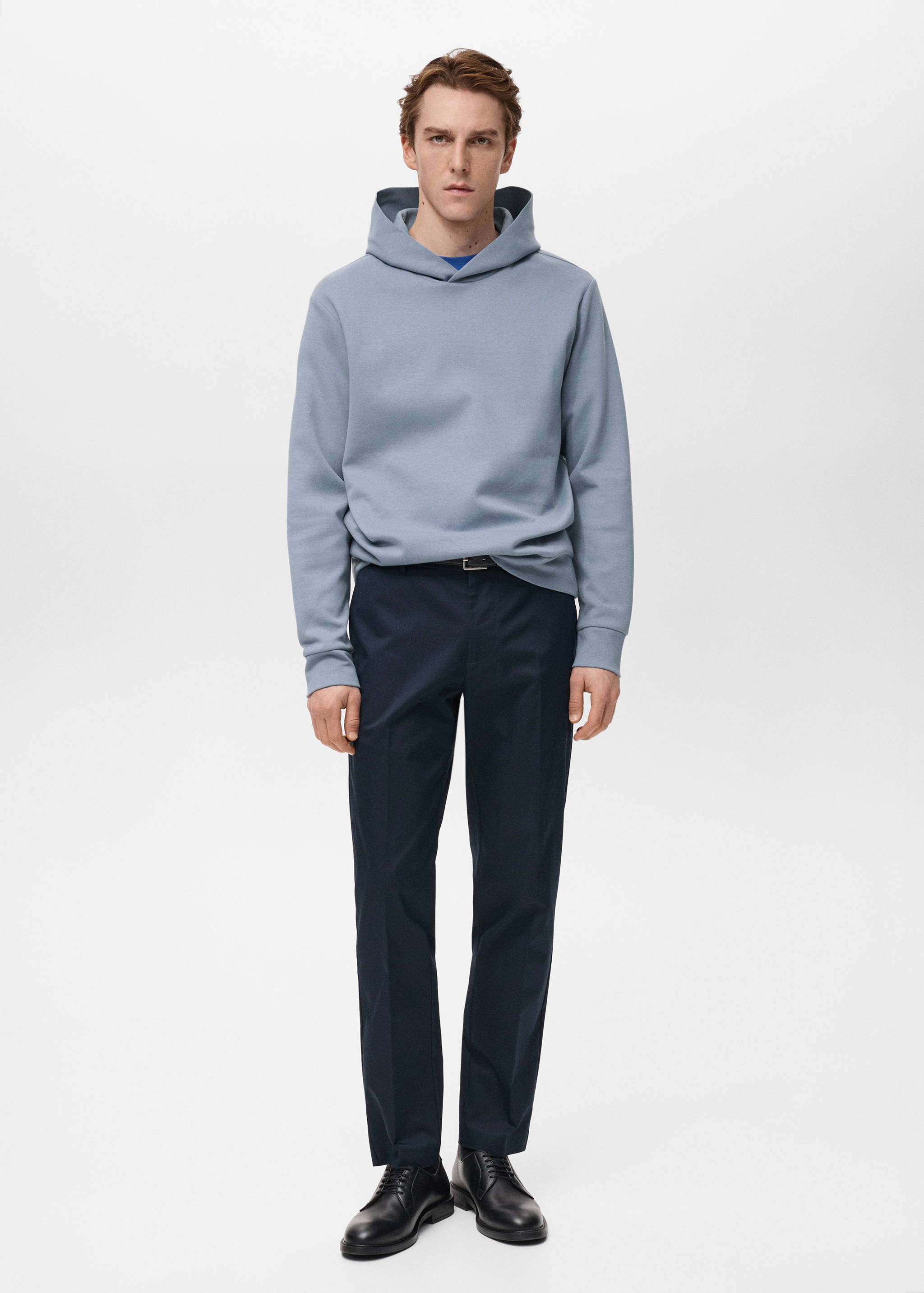 Regular-fit cotton hoodie - General plane