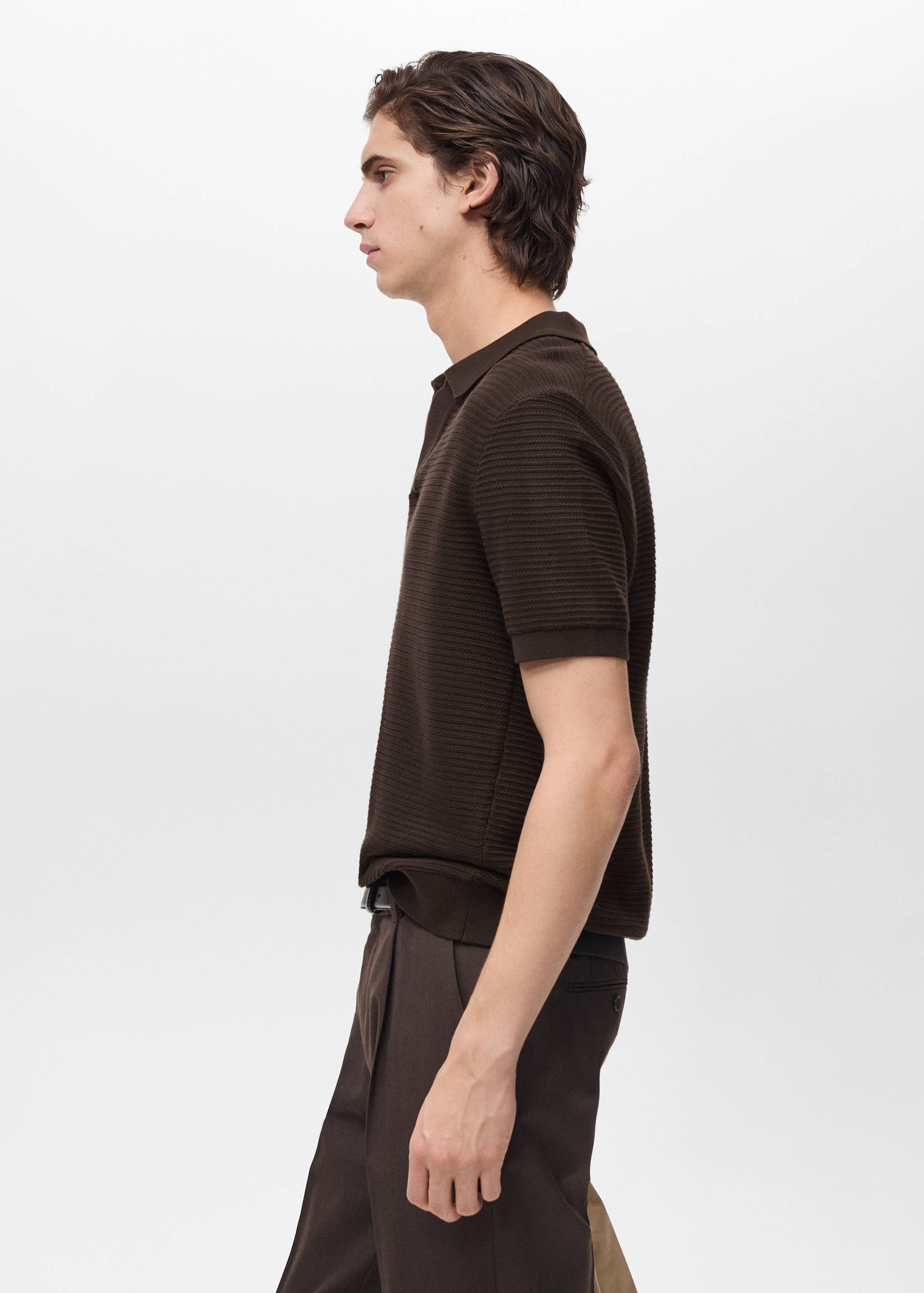 Polo 100% algodón punto estructura - Detalle del artículo 2