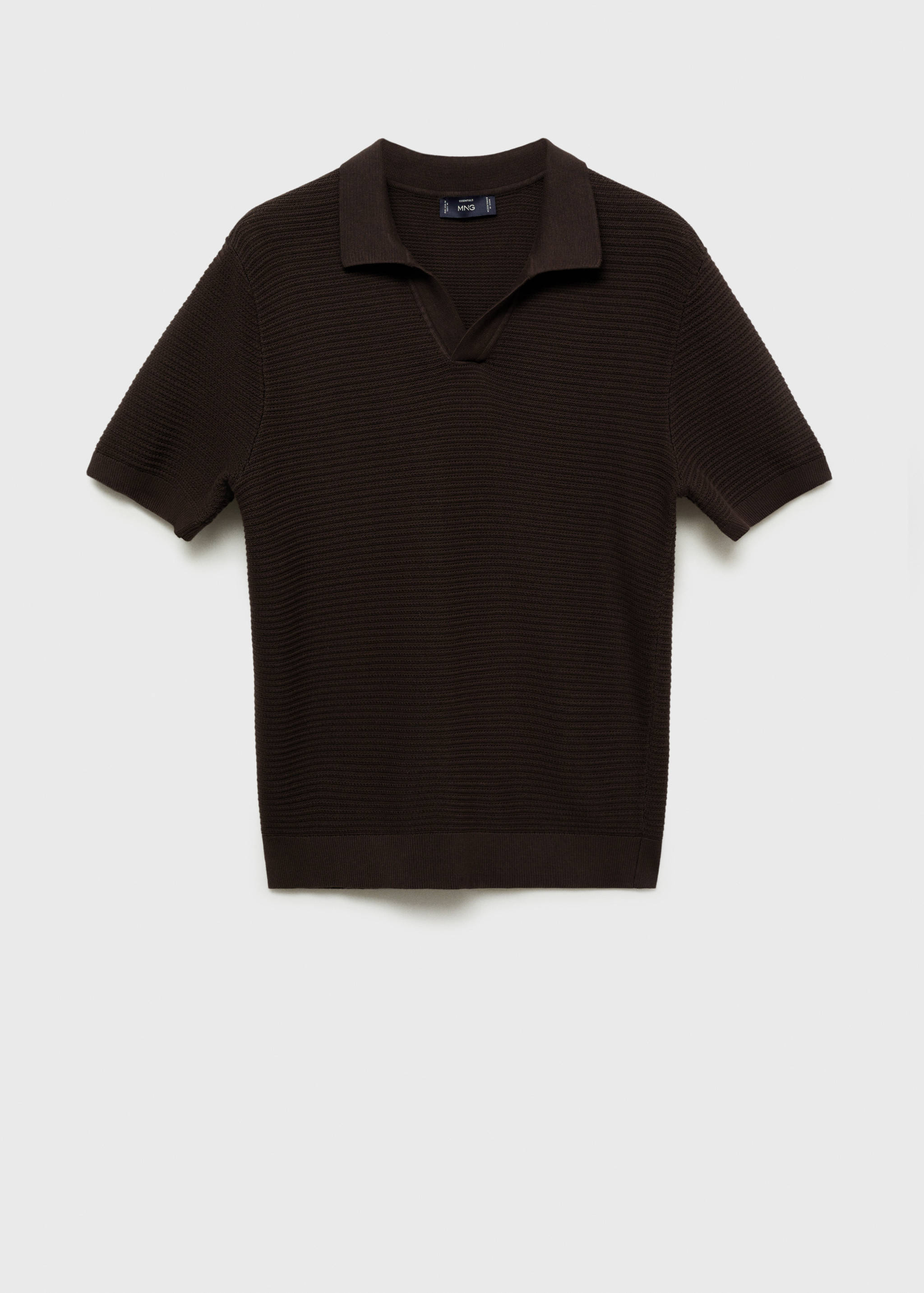 Polo 100% algodón punto estructura - Artículo sin modelo