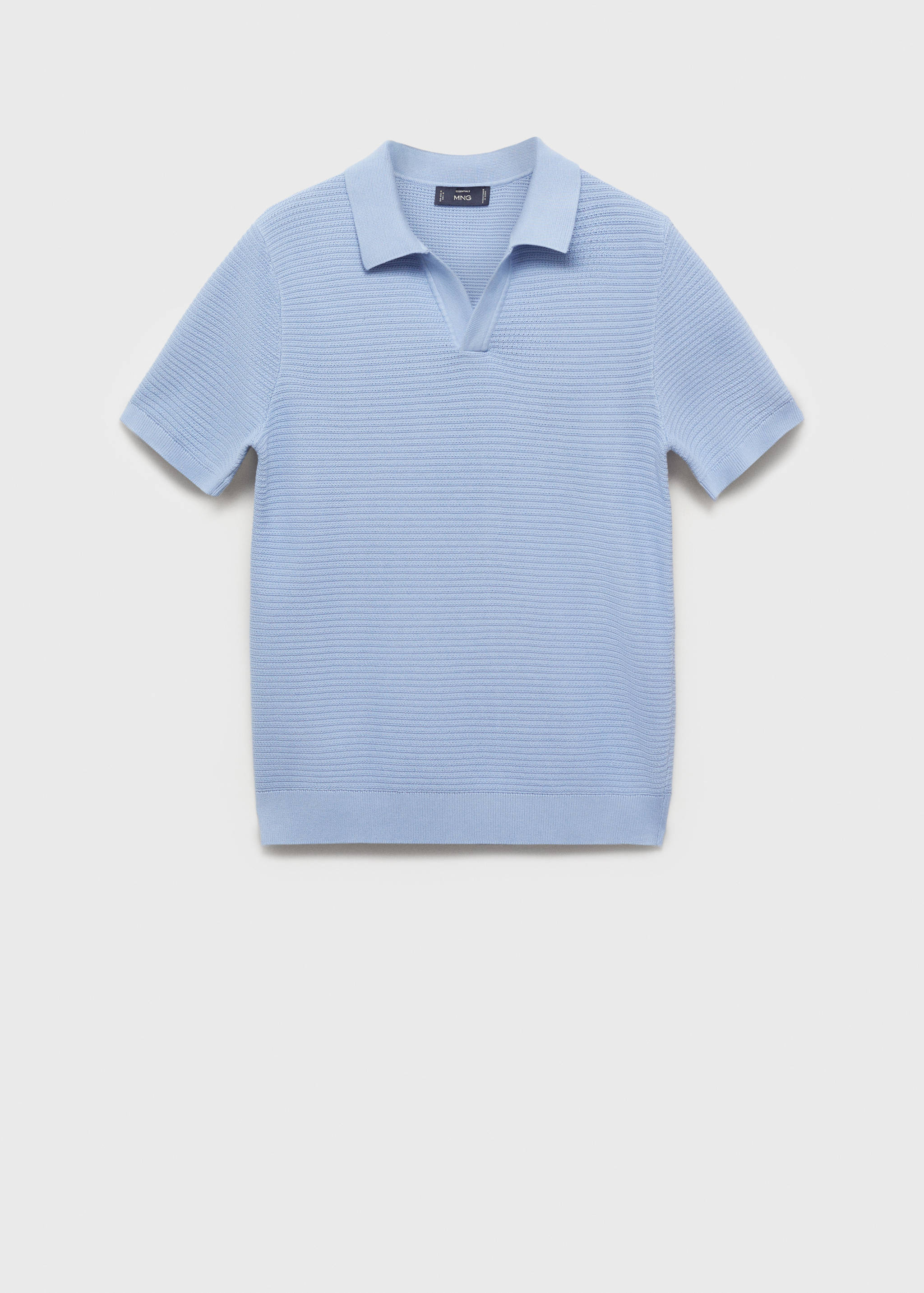 Polo 100% algodón punto estructura - Artículo sin modelo