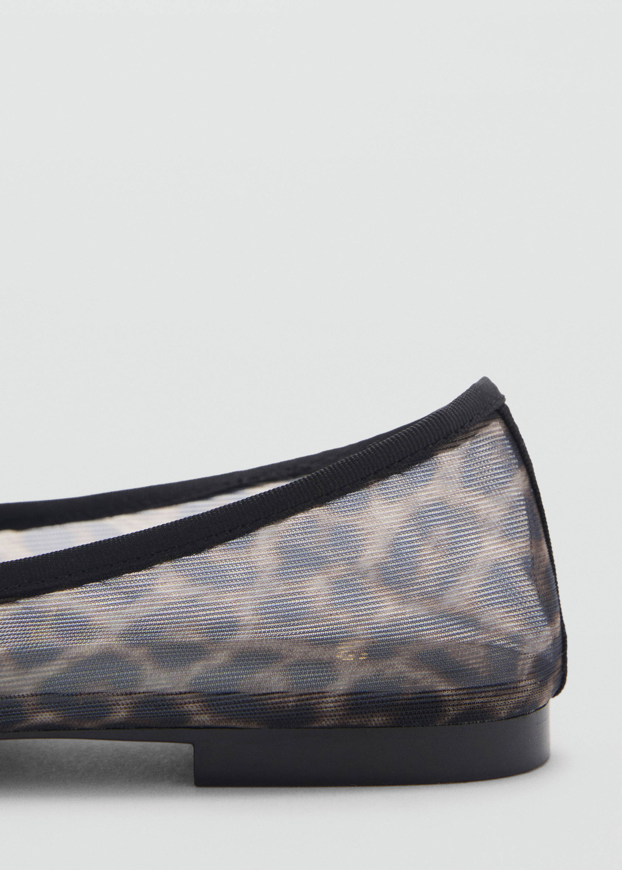 Ballerines en maille filet imprimé animal - Détail de l'article 1