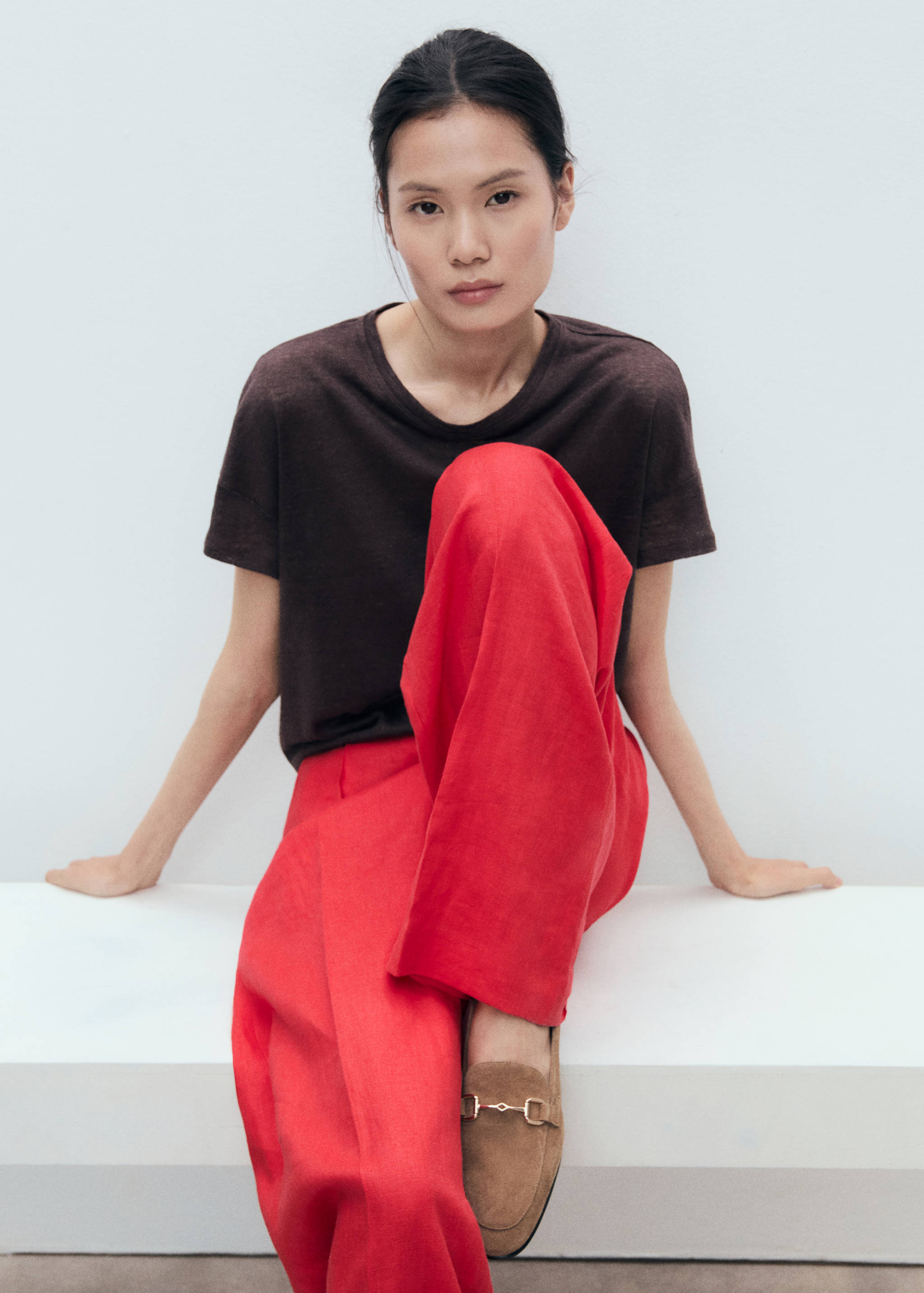 Suede moccasins with buckle - Details of the article 9