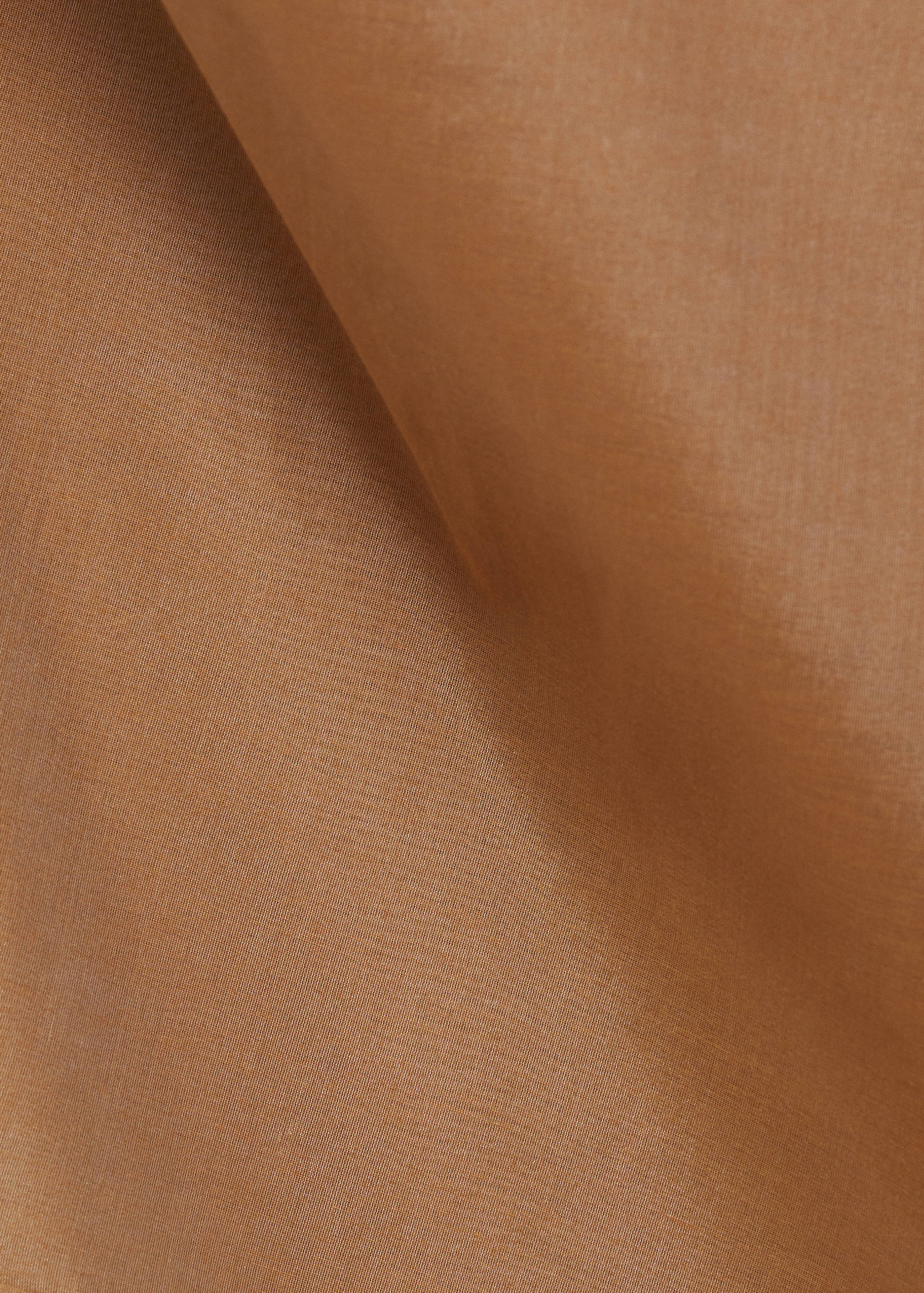 Silk blouse with asymmetrical neckline - Details of the article 8