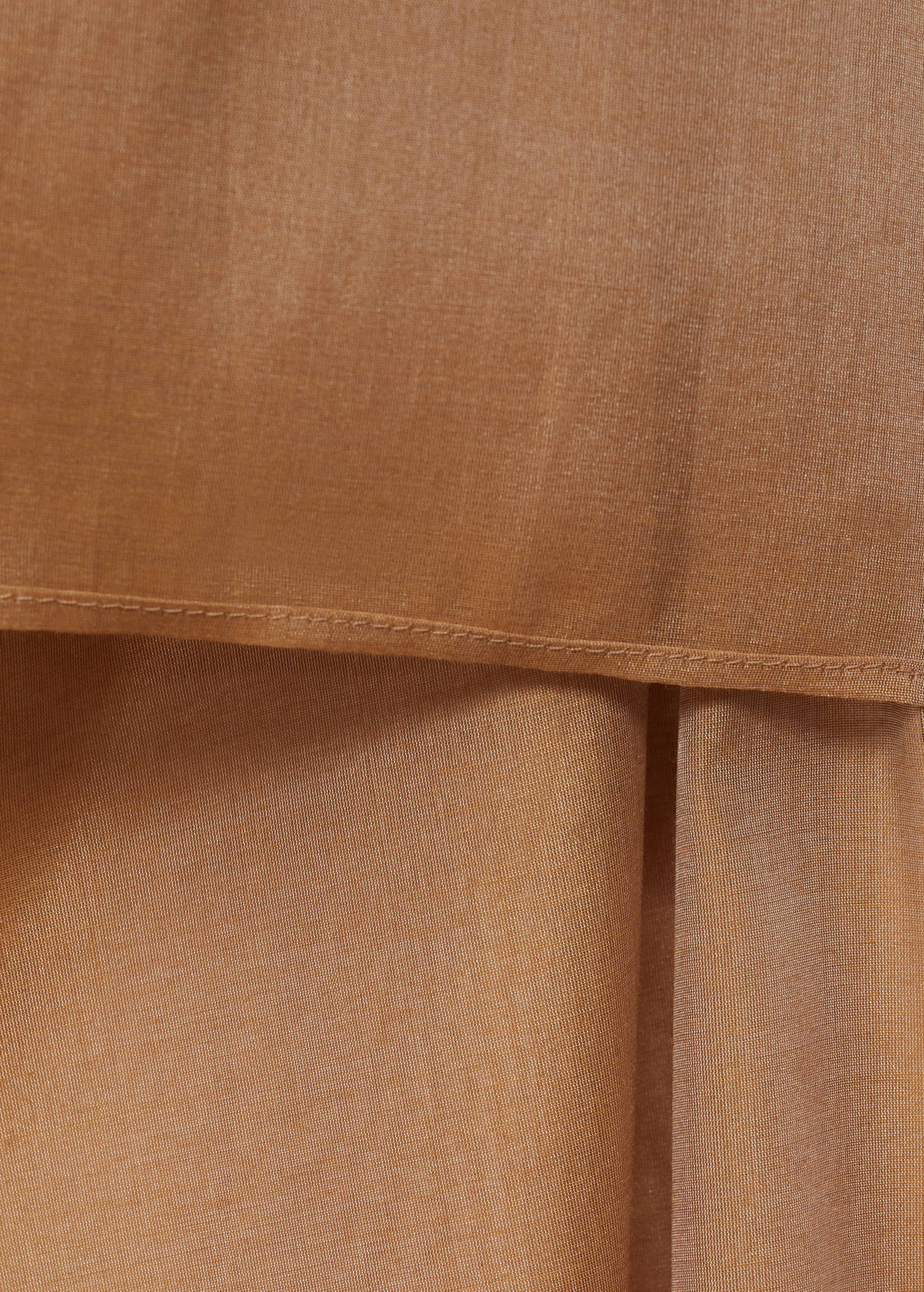 Silk blouse with asymmetrical neckline - Details of the article 0