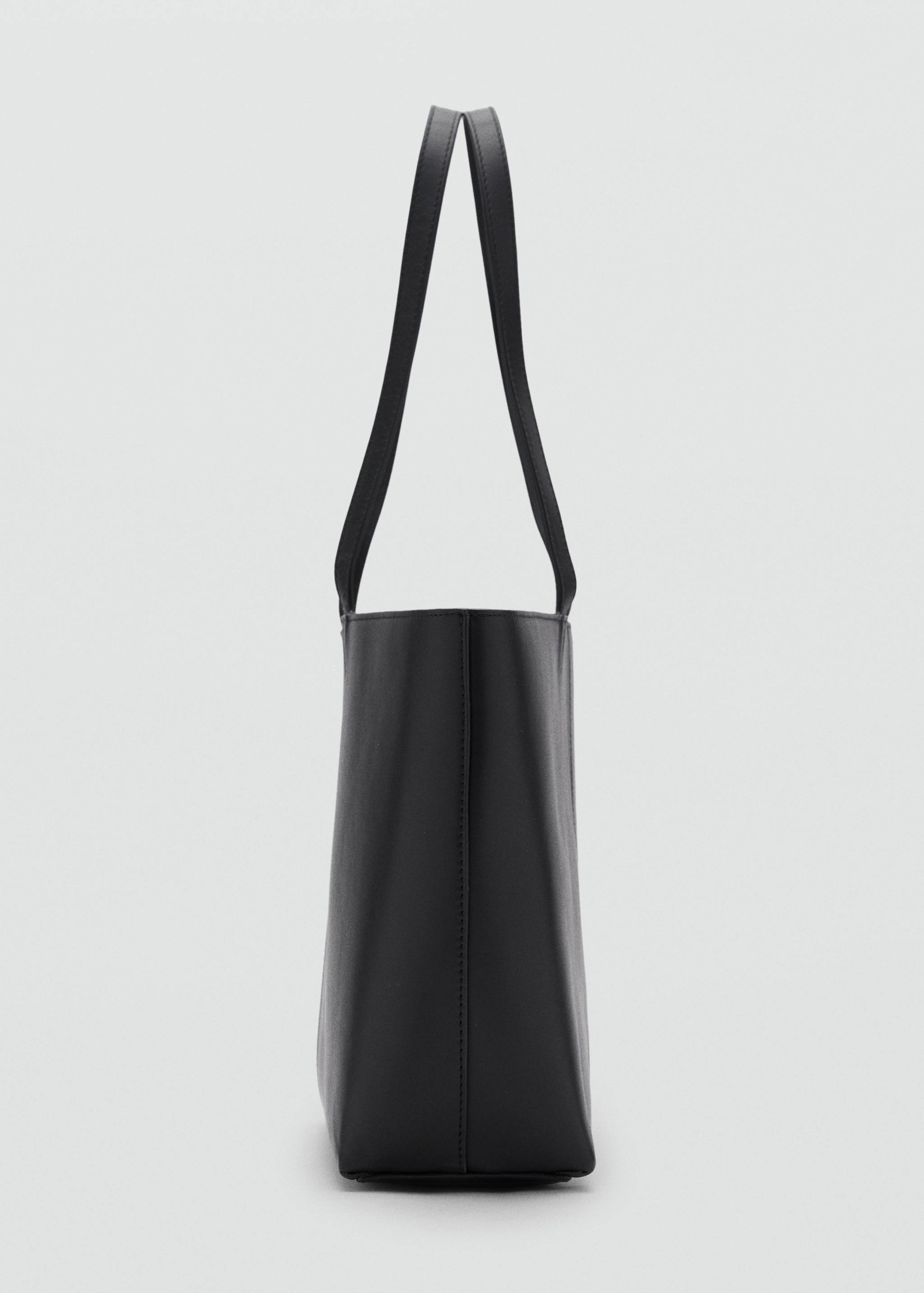 Medium leather shopper bag - Details of the article 1