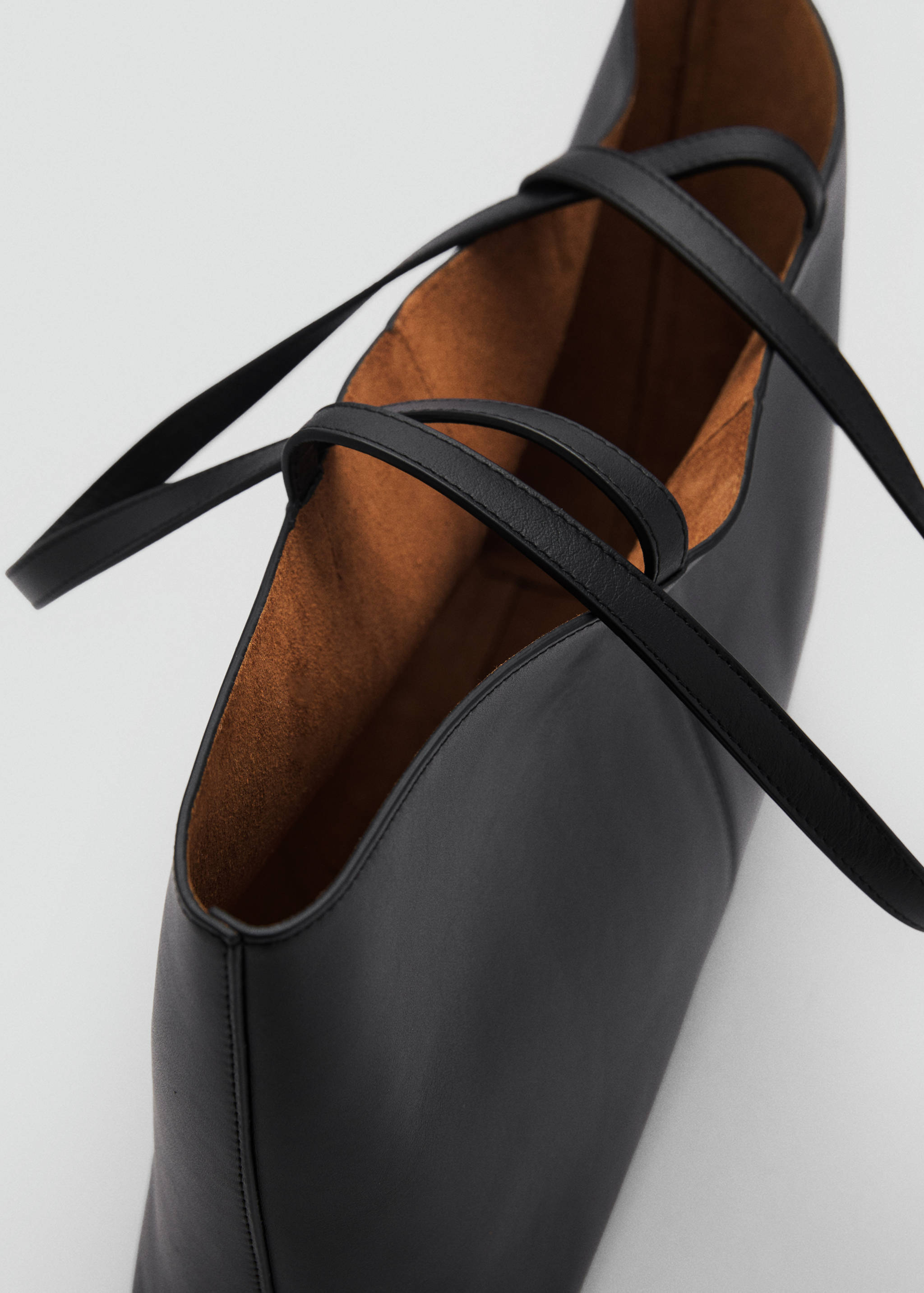 Medium leather shopper bag - Details of the article 3