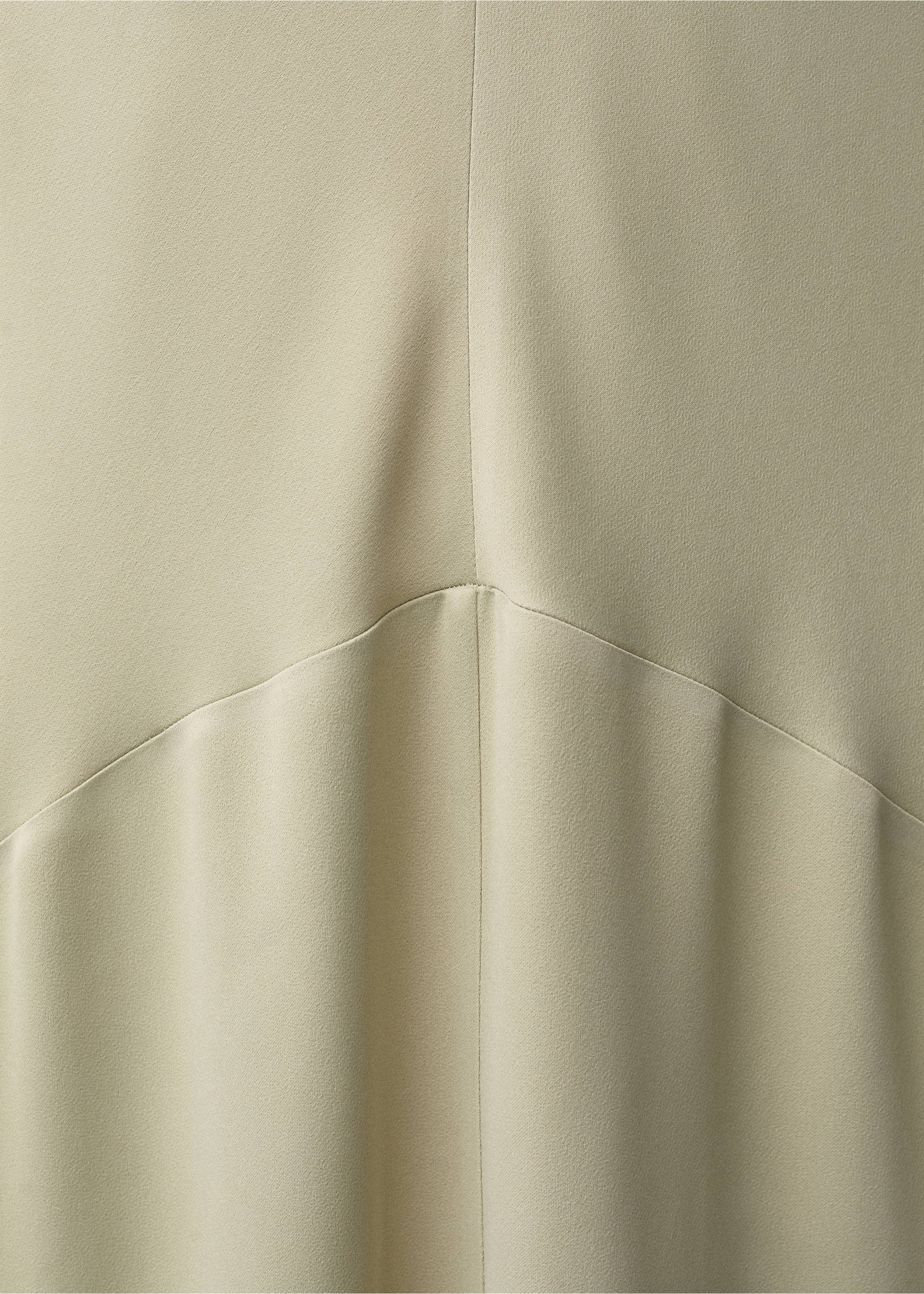 Vestido satinado abertura espalda - Detalle del artículo 0, Verde pastel. Ref: 87024423-00.