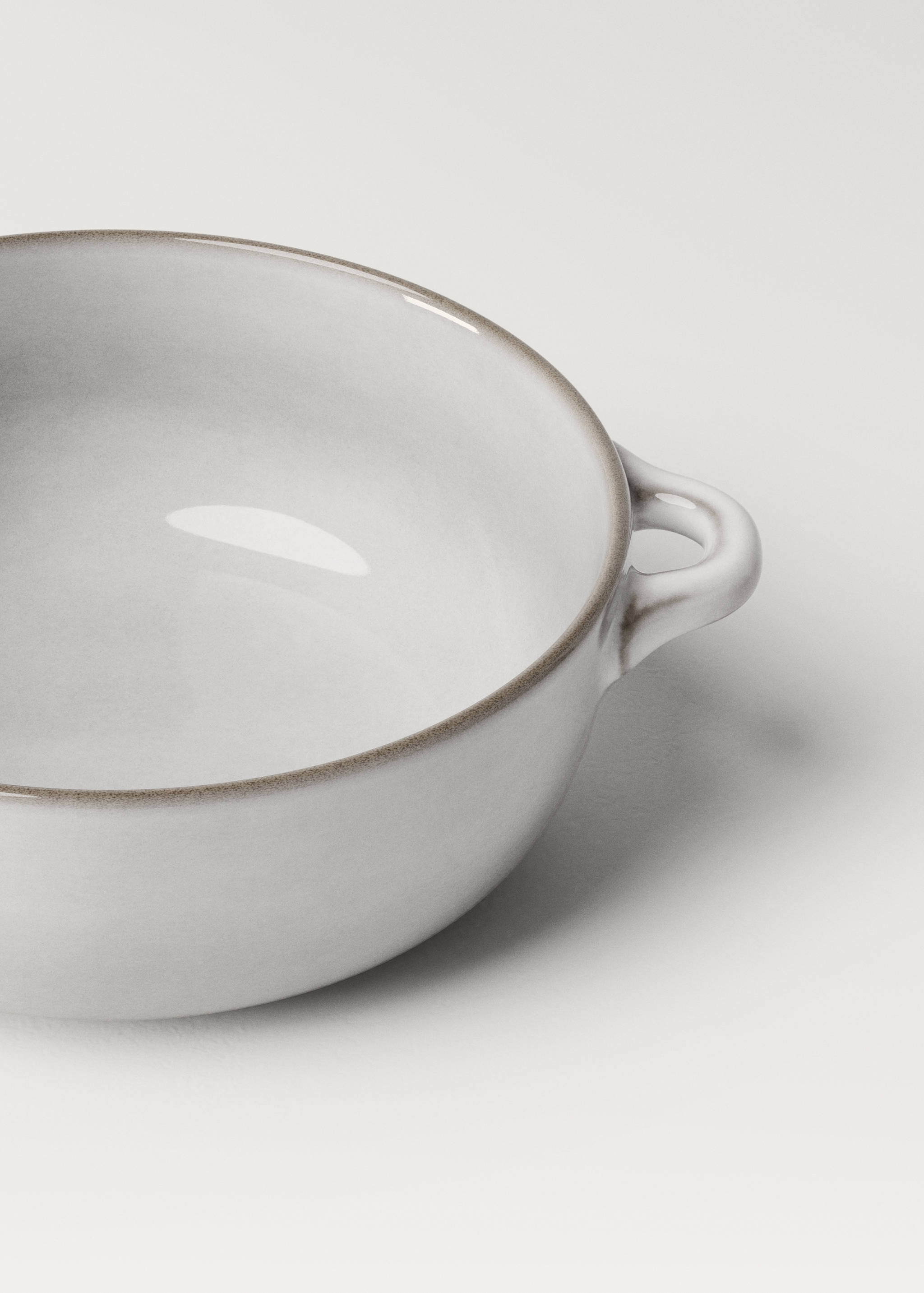 Bowl stoneware casserole rim contrast small - Details of the article 2