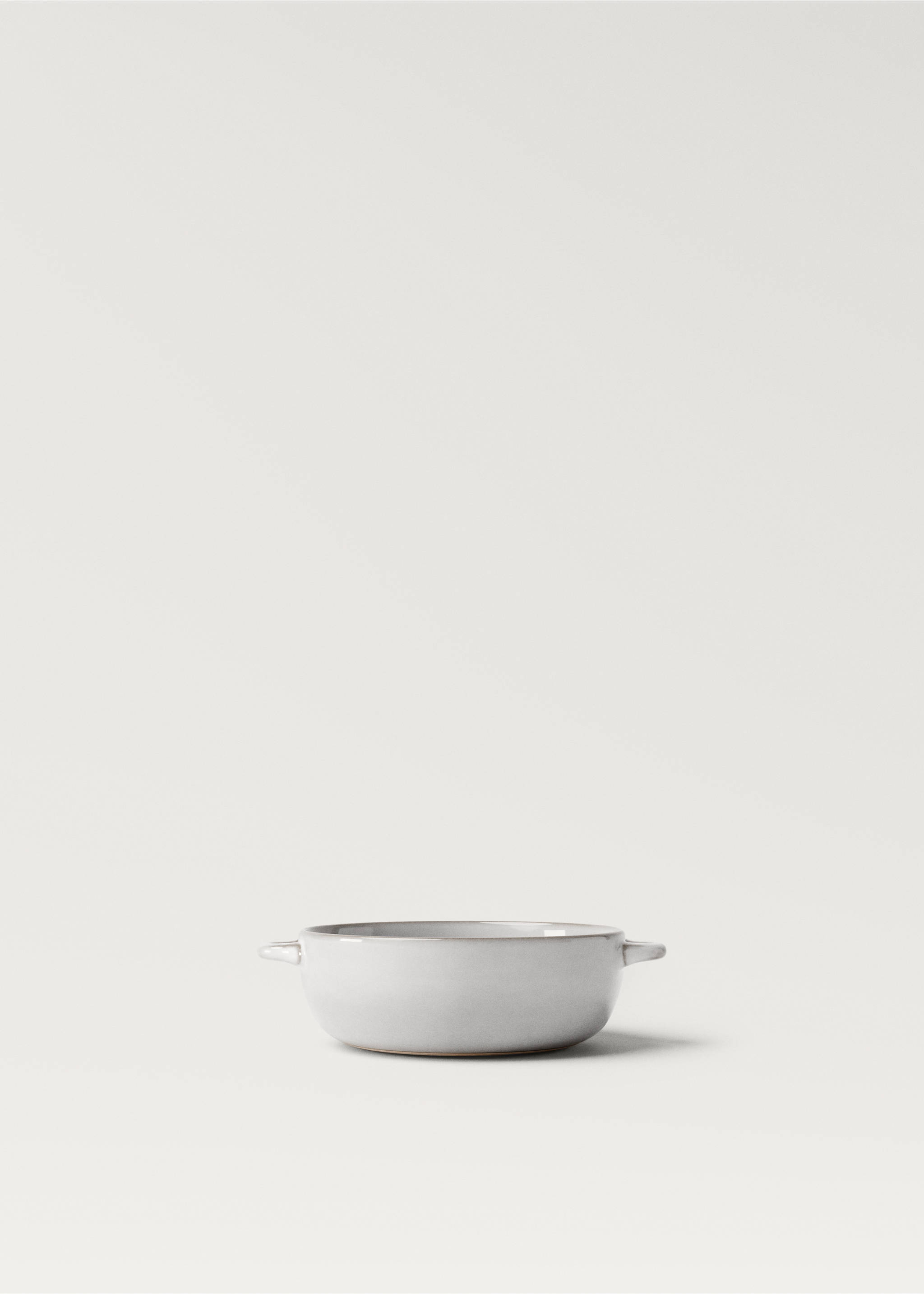 Bol grès casserole bord contraste petit - Article sans modèle, Blanc. Ref: 87024426-00.