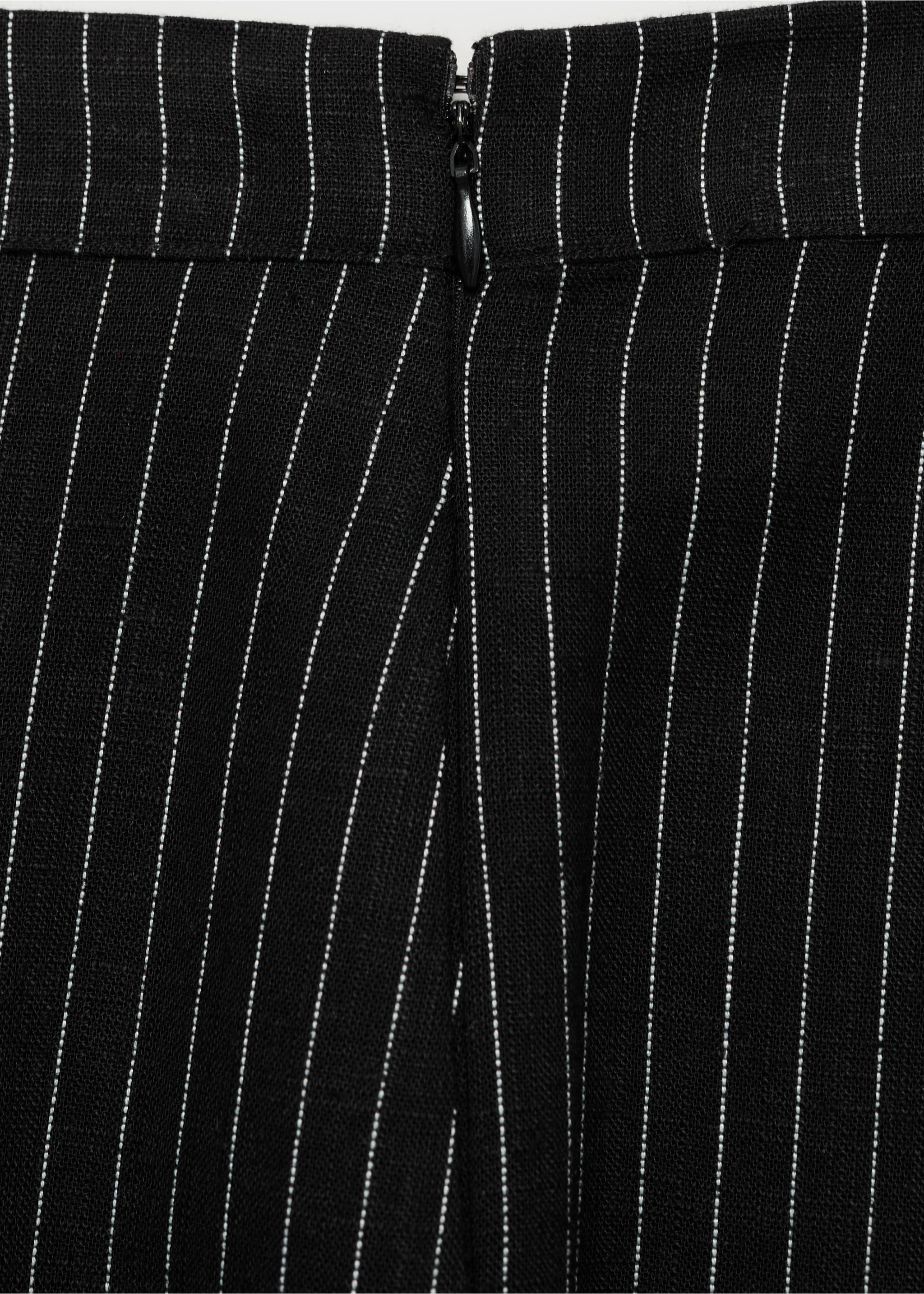 Pantalon droit à rayures - Détail de l'article 0, Noir. Ref: 87024780-00.