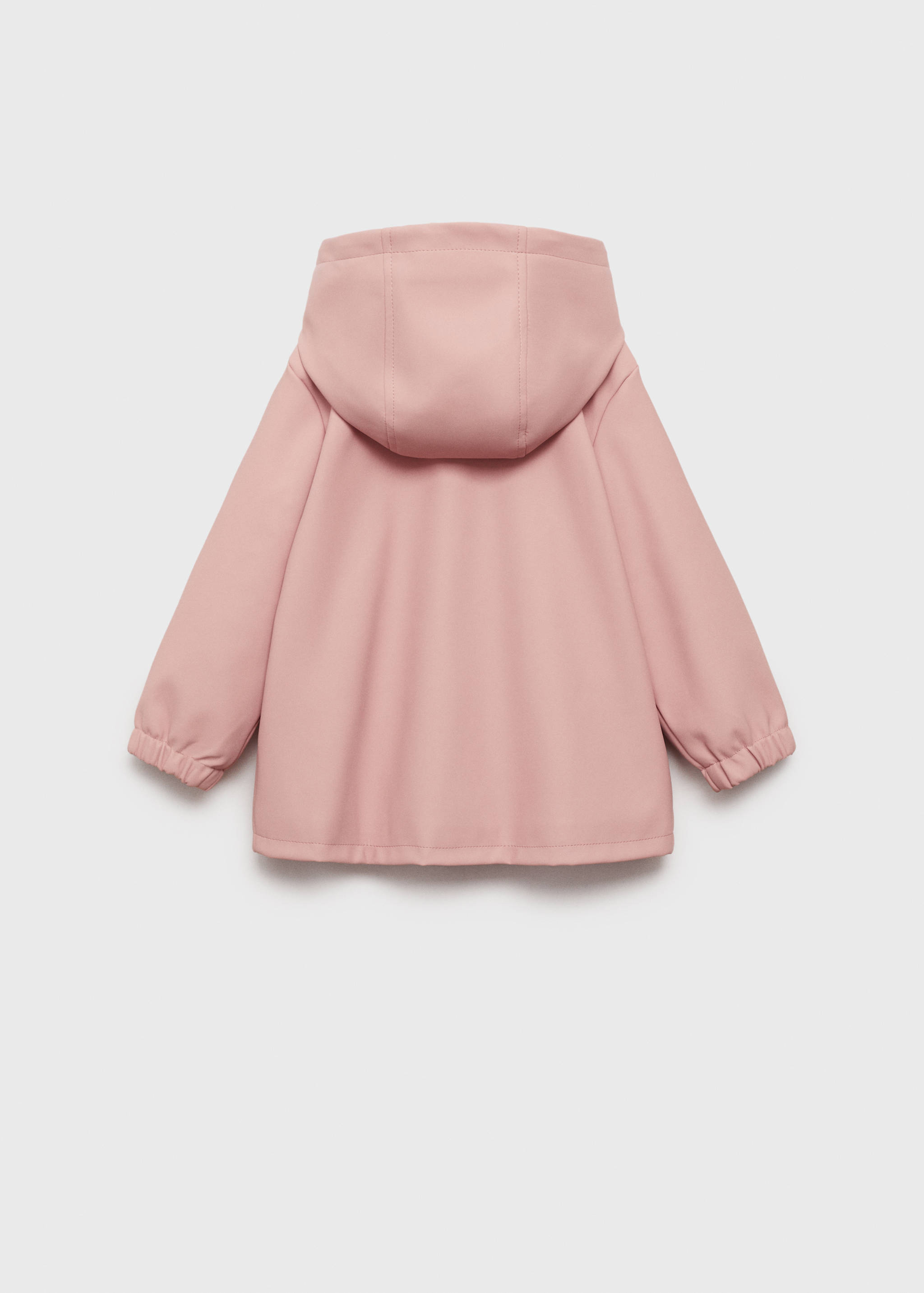 Gewatteerde parka met capuchon - Achterkant van het artikel