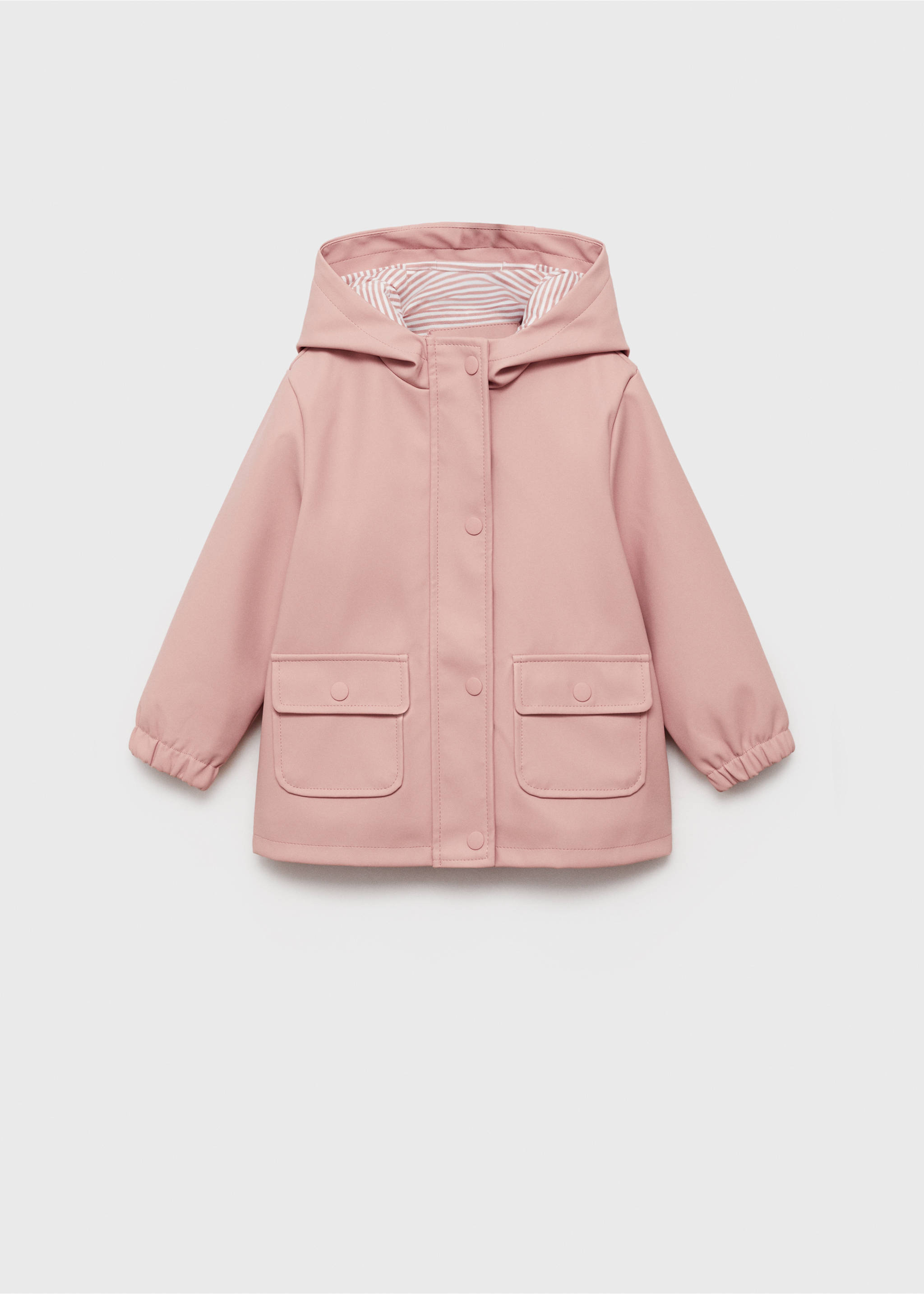 Wattierter Kapuzenparka - Artikel ohne Model, Rosa. Ref: 87024781-00.