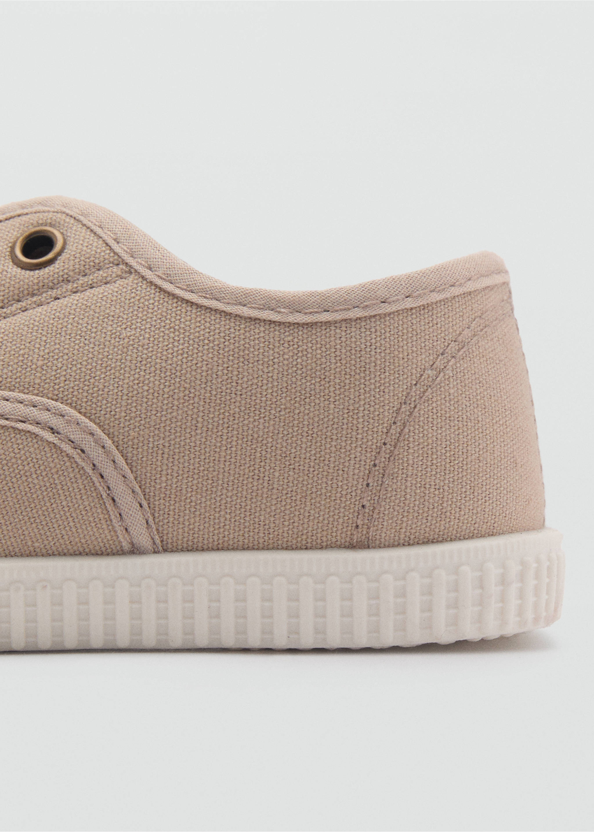 Sneakers mit Stretch-Einsatz - Detail des Artikels 1, Mittelbraun. Ref: 87024783-00.