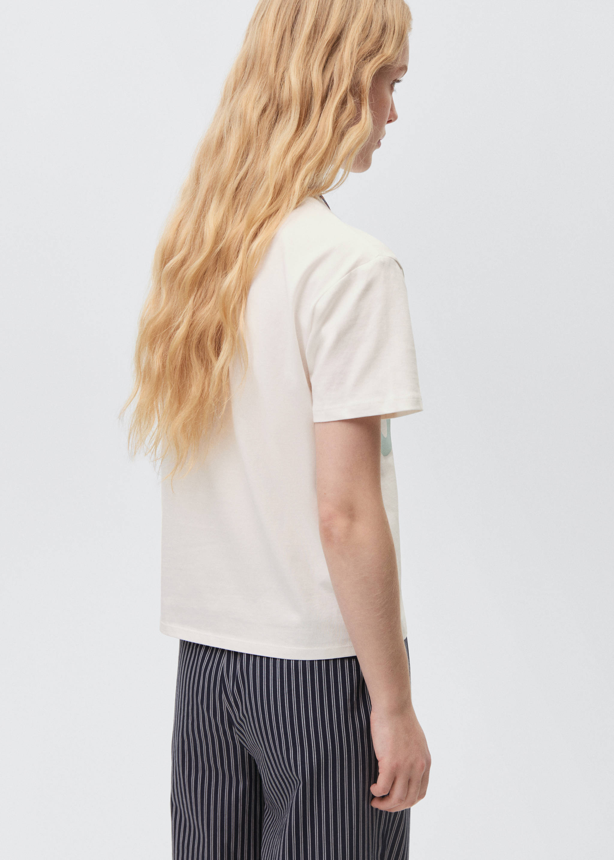 T-shirt coton message - Verso de l’article