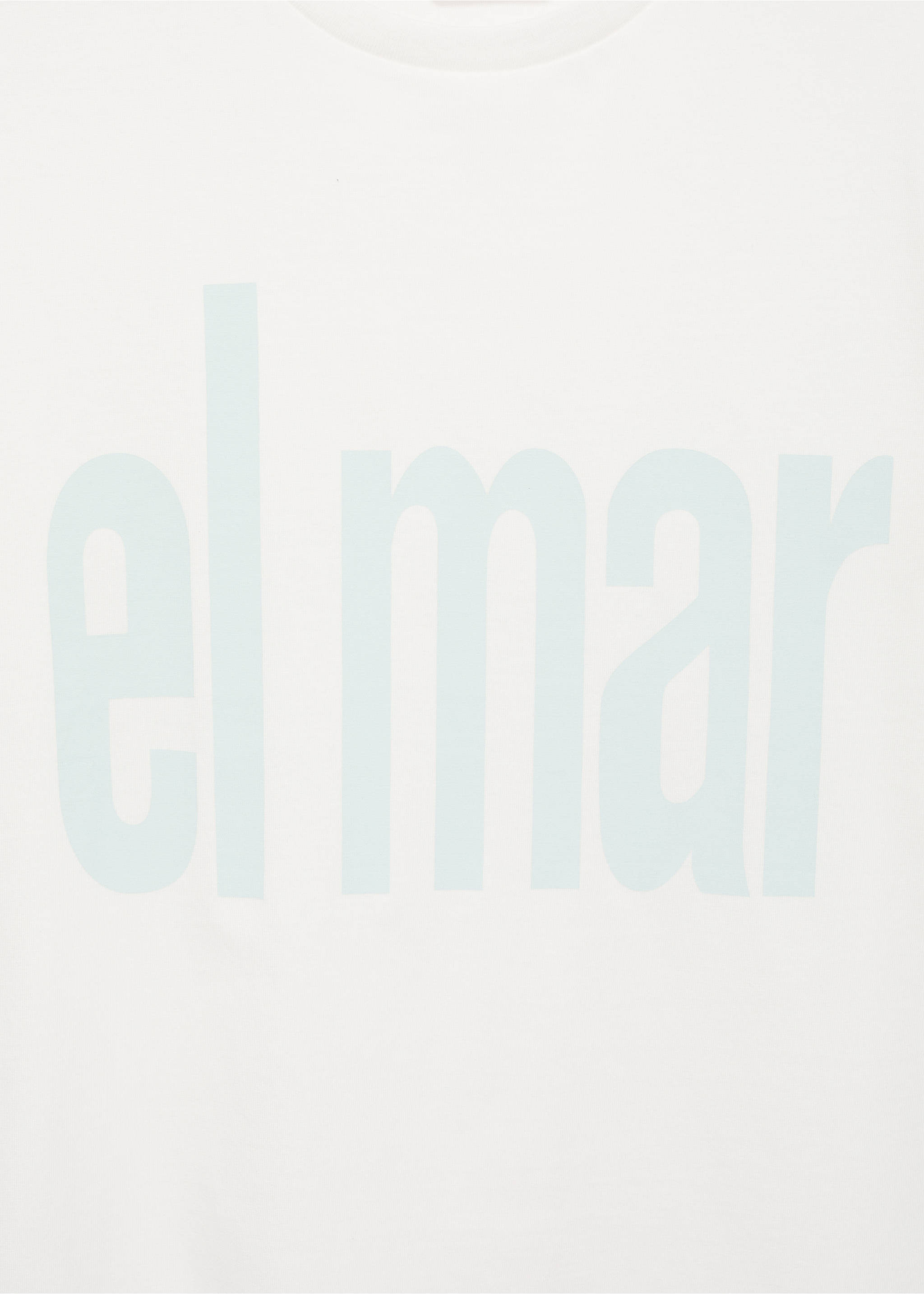 T-shirt coton message - Détail de l'article 8, Blanc cassé. Ref: 87024787-00.