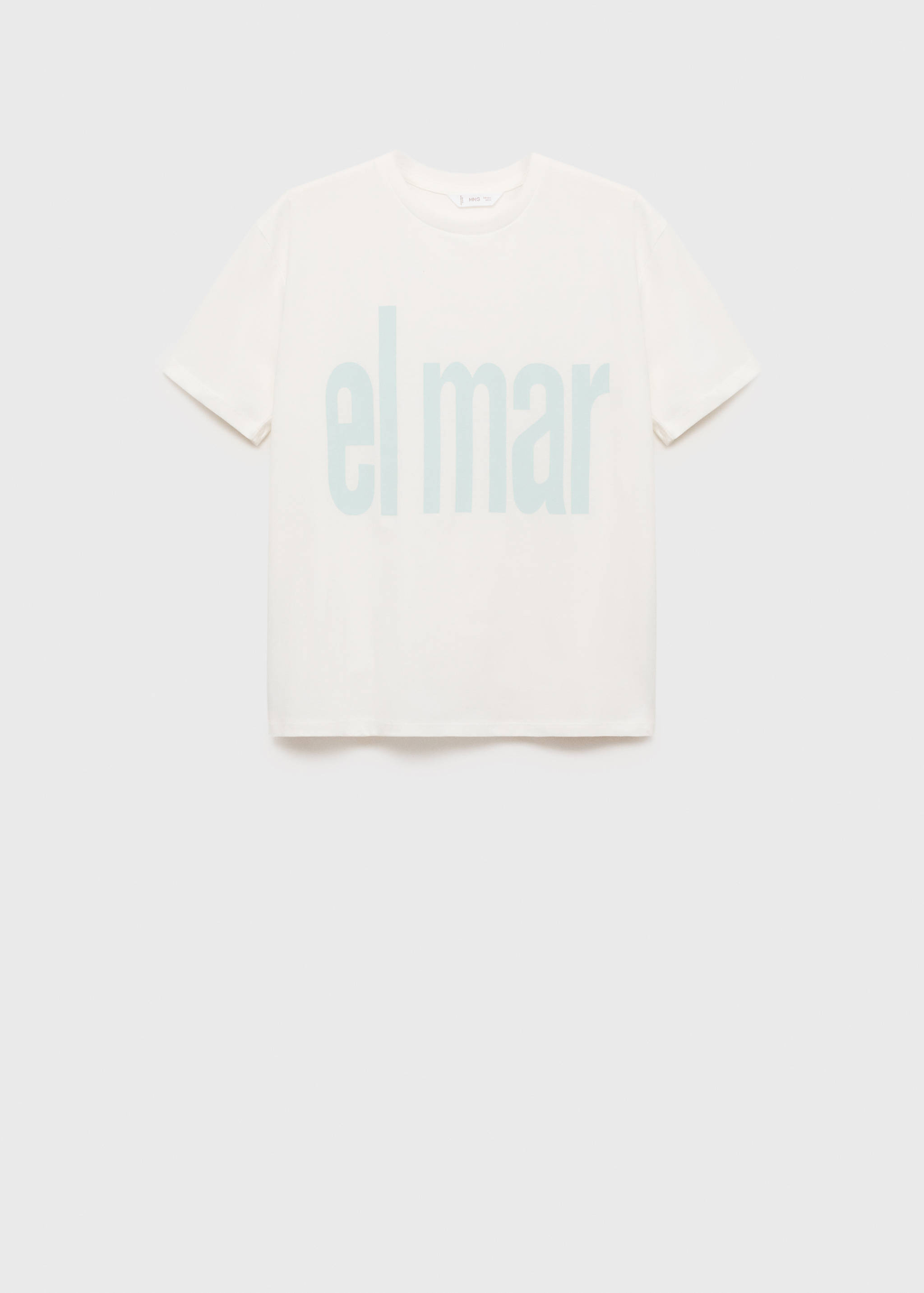 T-shirt coton message - Article sans modèle