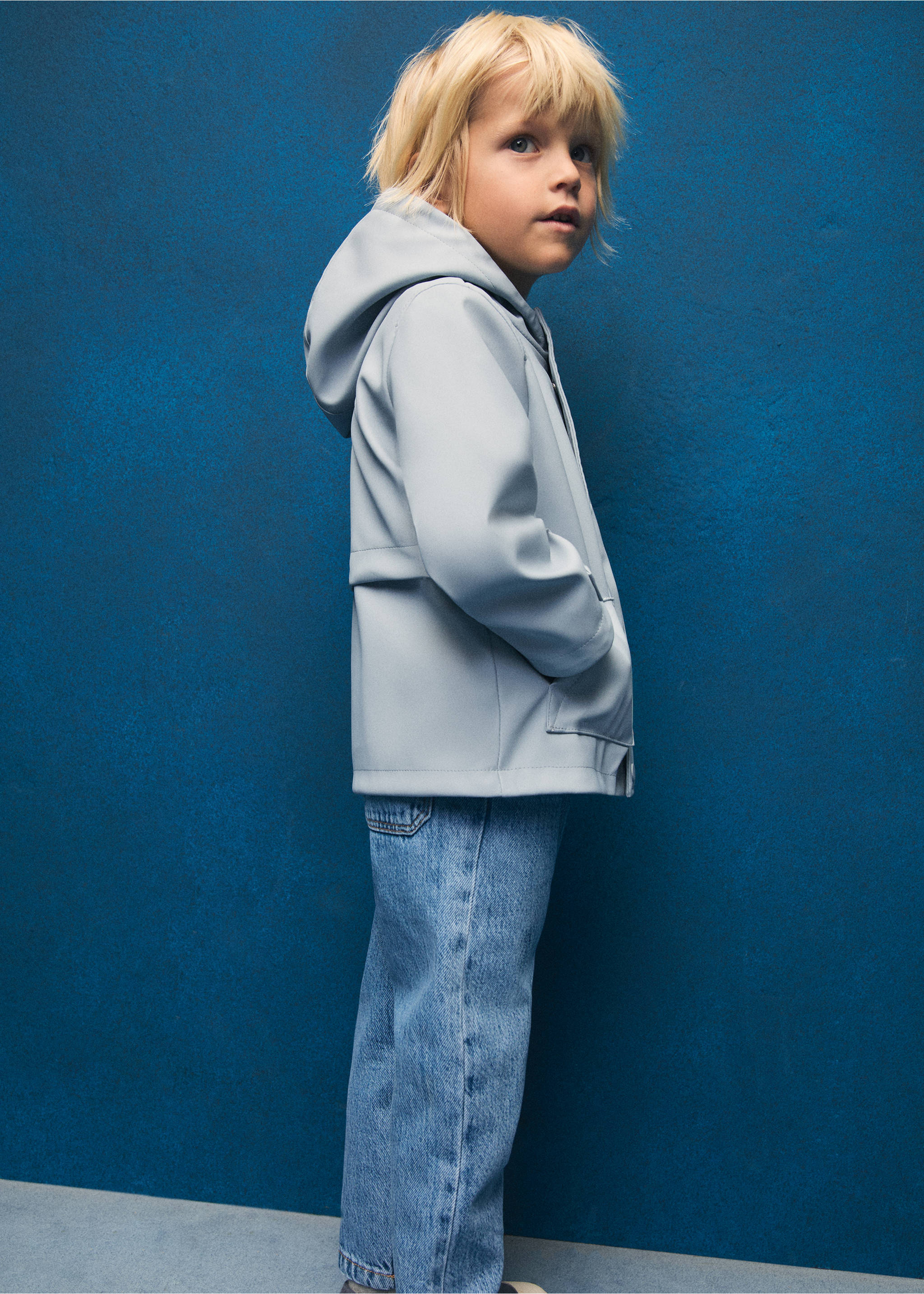 Wasserdichte Steppjacke - Detail des Artikels 5, Himmelblau. Ref: 87024792-00.