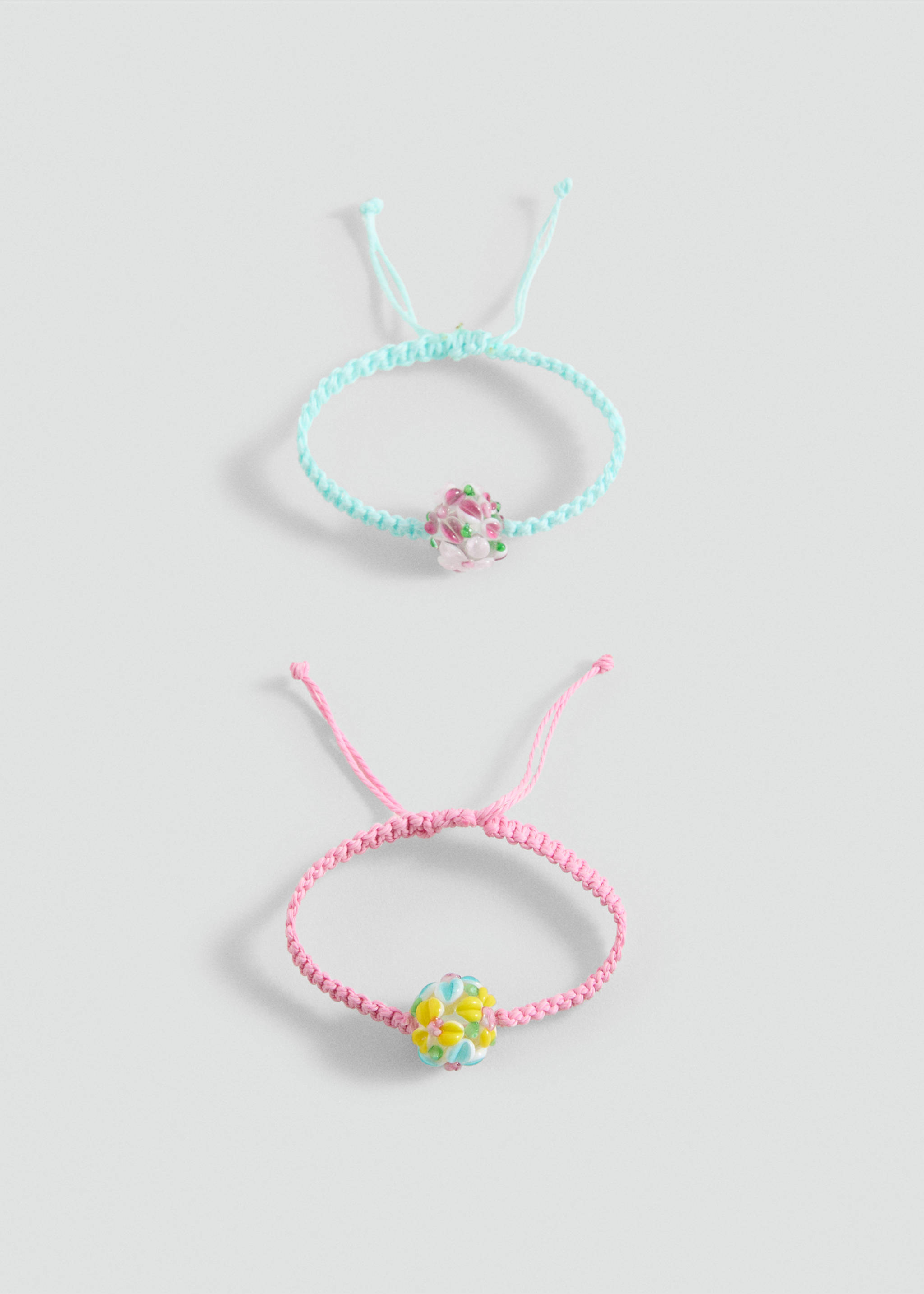 Set of 2 matching bracelets - Article without model, Pink. Ref: 87024795-00.