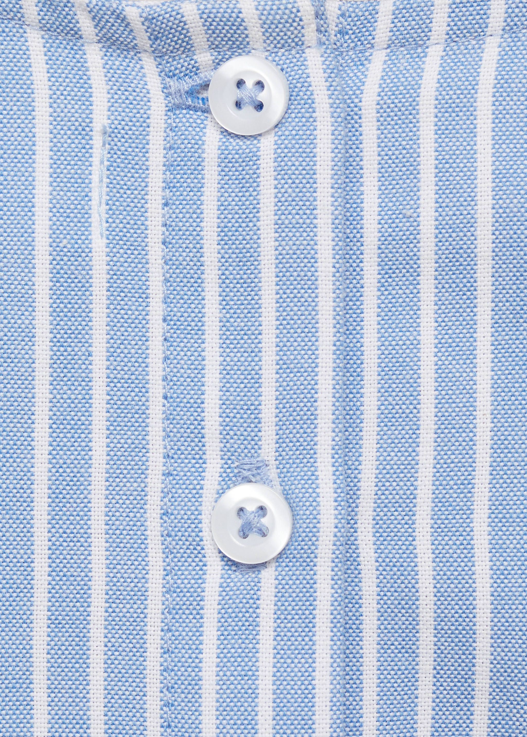 Gestreifte Baumwollbluse - Detail des Artikels 0